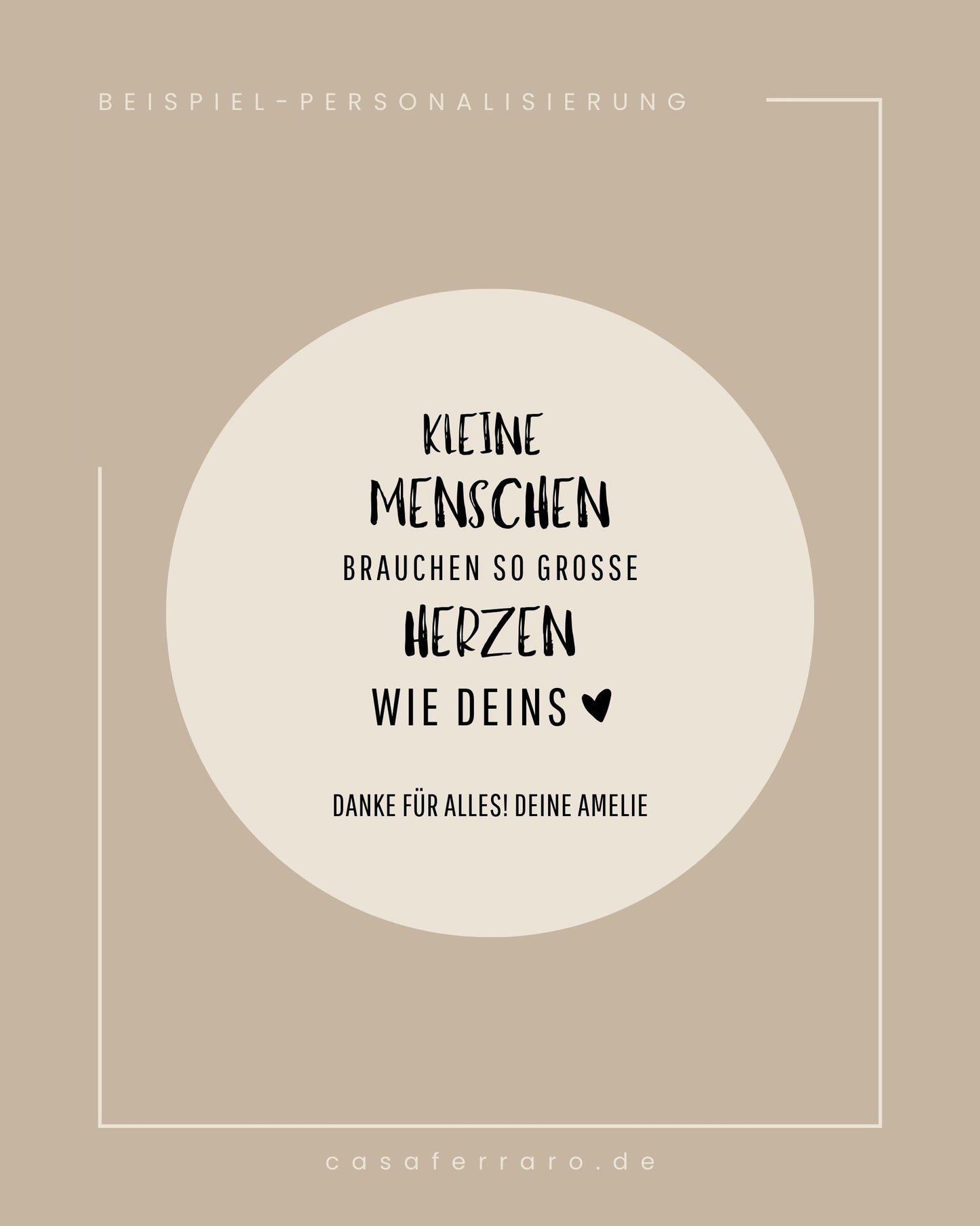 Vorratsglas mit Holzdeckel graviert | Kleine Menschen