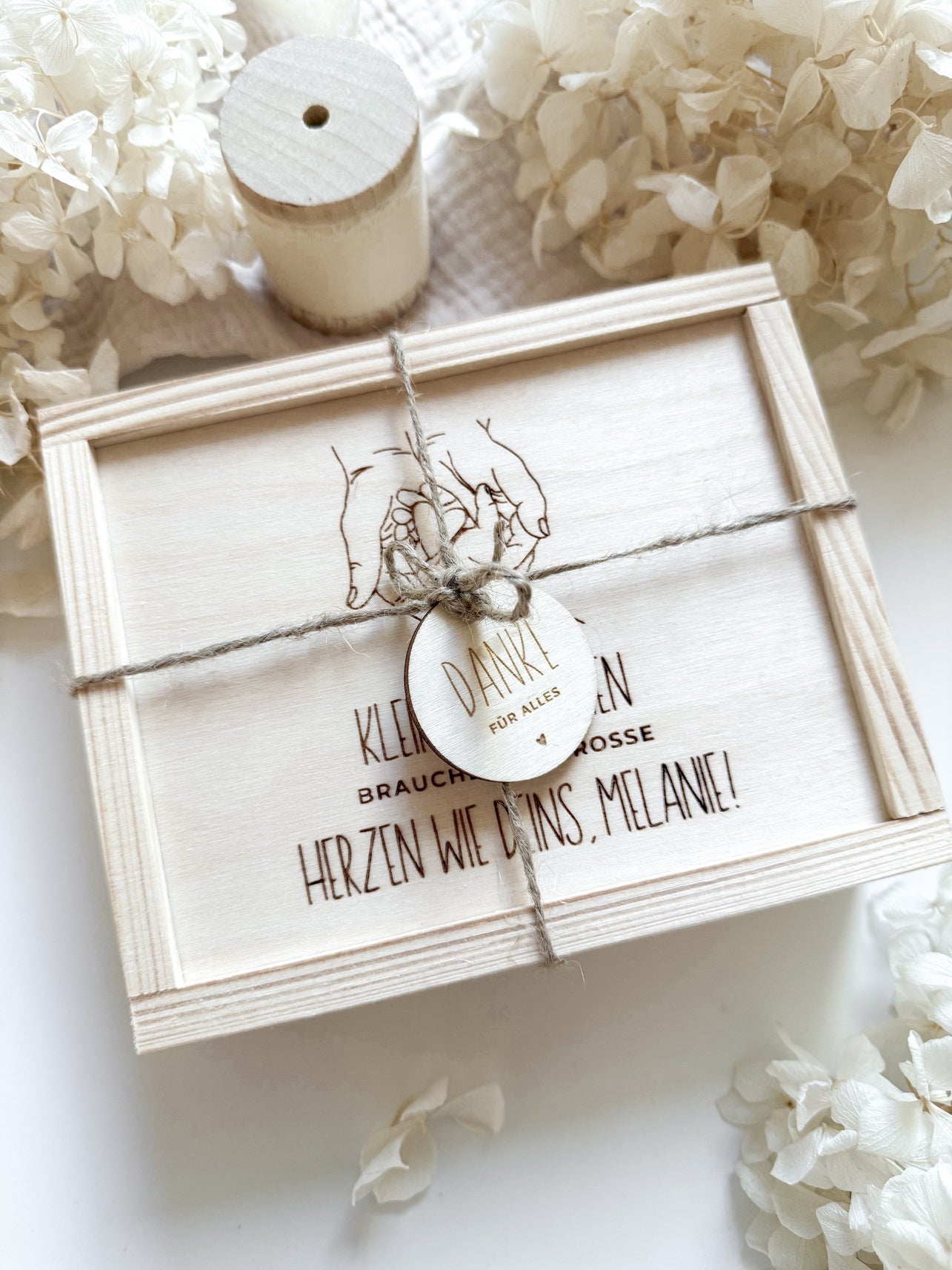 Kreatives Abschiedsgeschenk für Erzieherin aus Holz | Geschenk Kita & Kindergarten