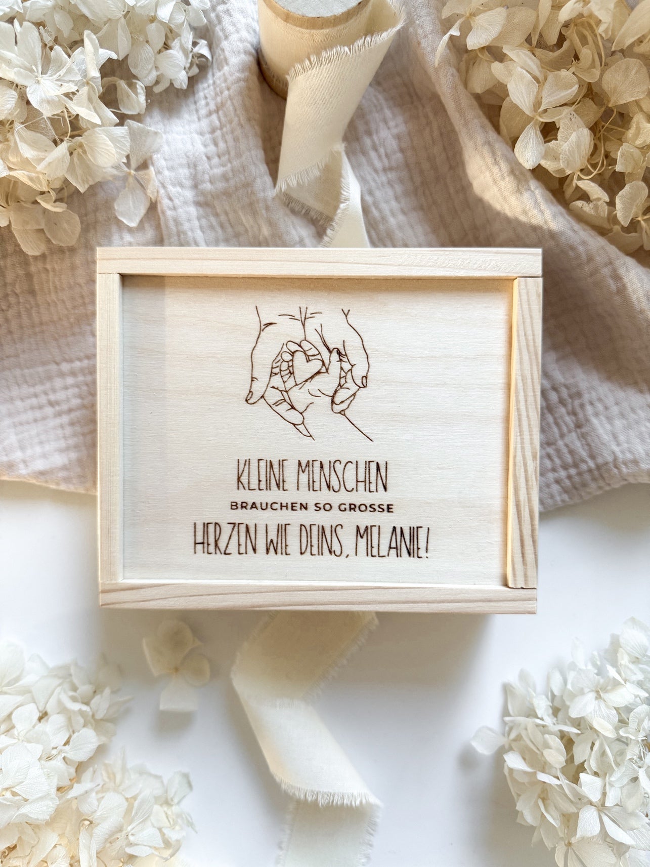 Kreatives Abschiedsgeschenk für Erzieherin aus Holz | Geschenk Kita & Kindergarten