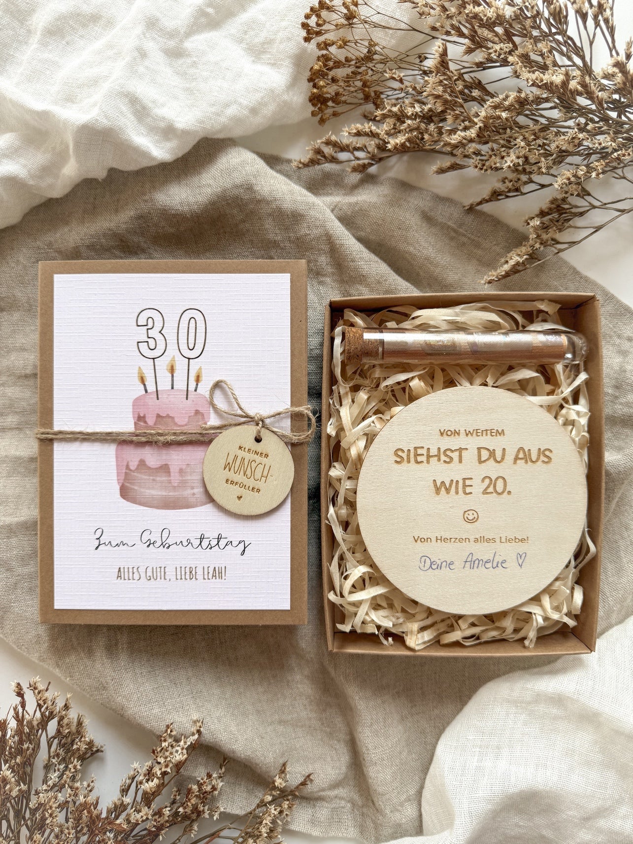 Personalisiertes Geldgeschenk zum Geburtstag | Torte