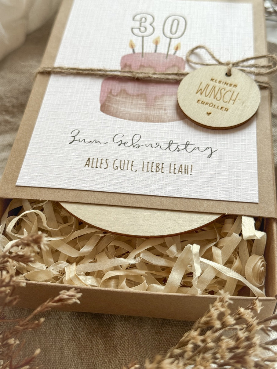 Personalisiertes Geldgeschenk zum Geburtstag | Torte