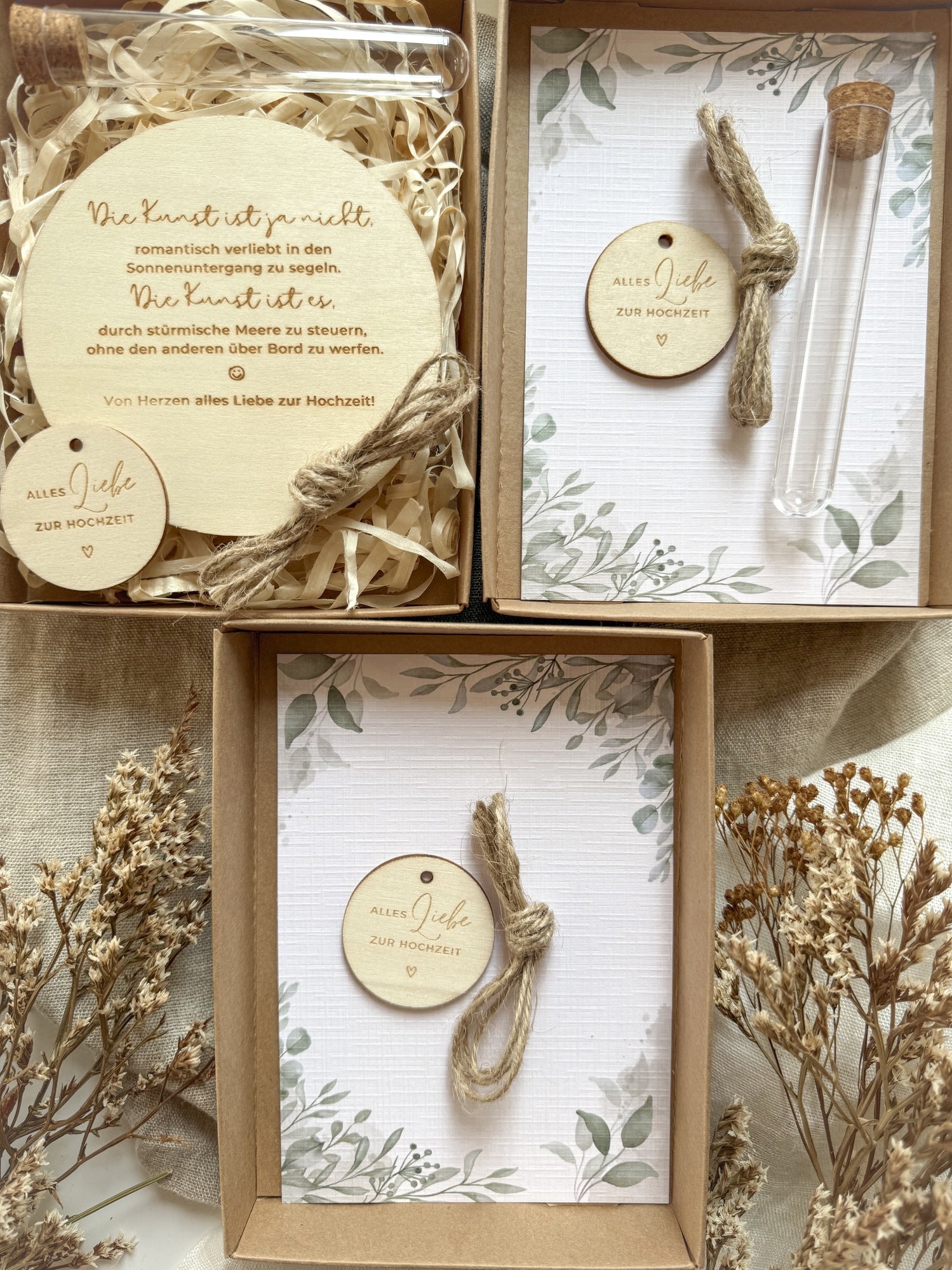 Personalisiertes Geldgeschenk zur Hochzeit | Oliven