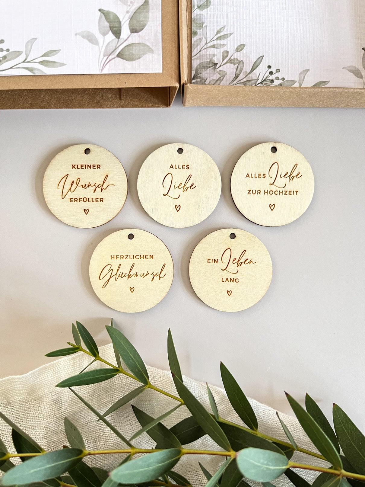 Personalisiertes Geldgeschenk zur Hochzeit | Olivenzweige