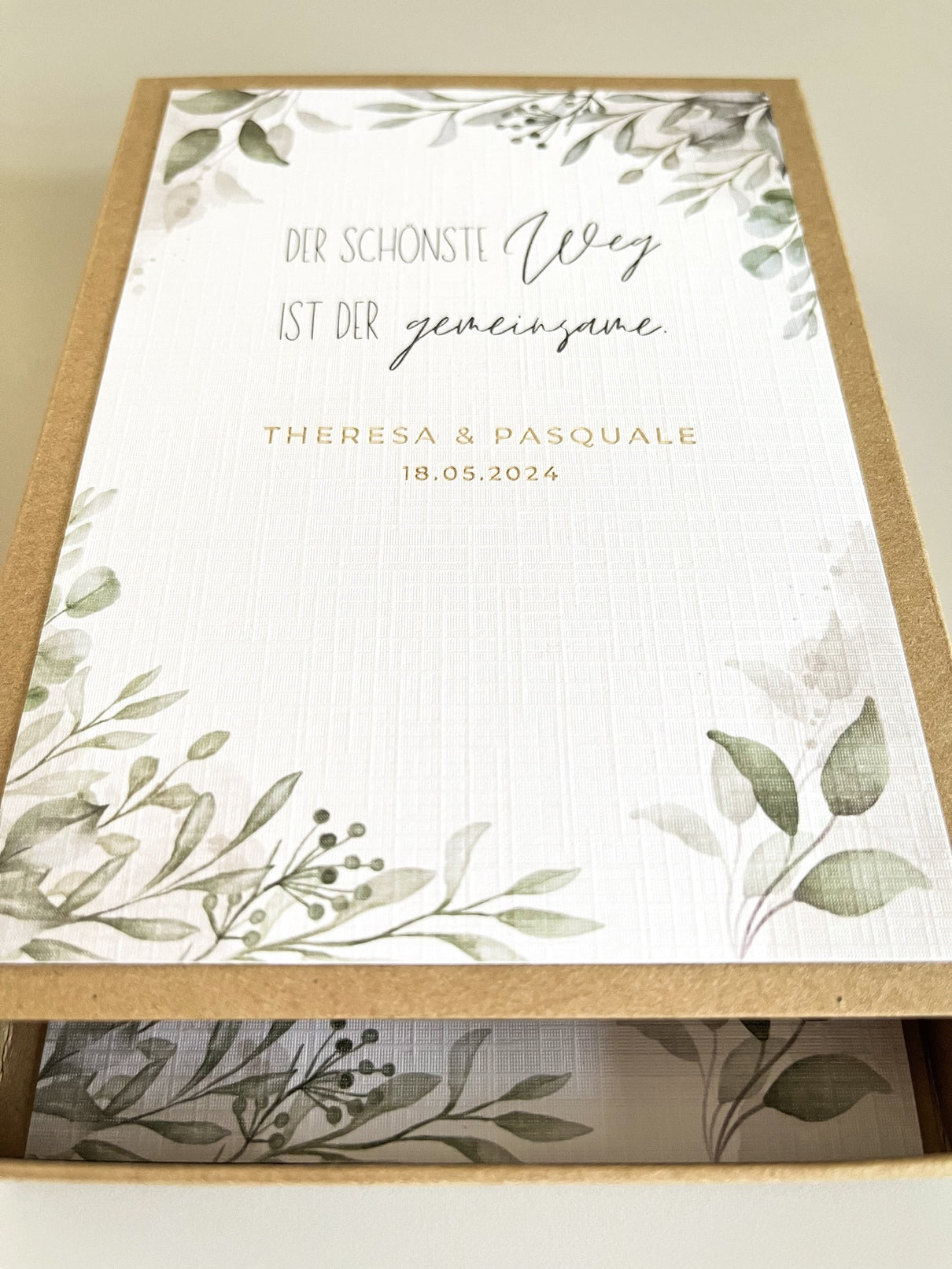 Personalisiertes Geldgeschenk zur Hochzeit | Olivenzweige