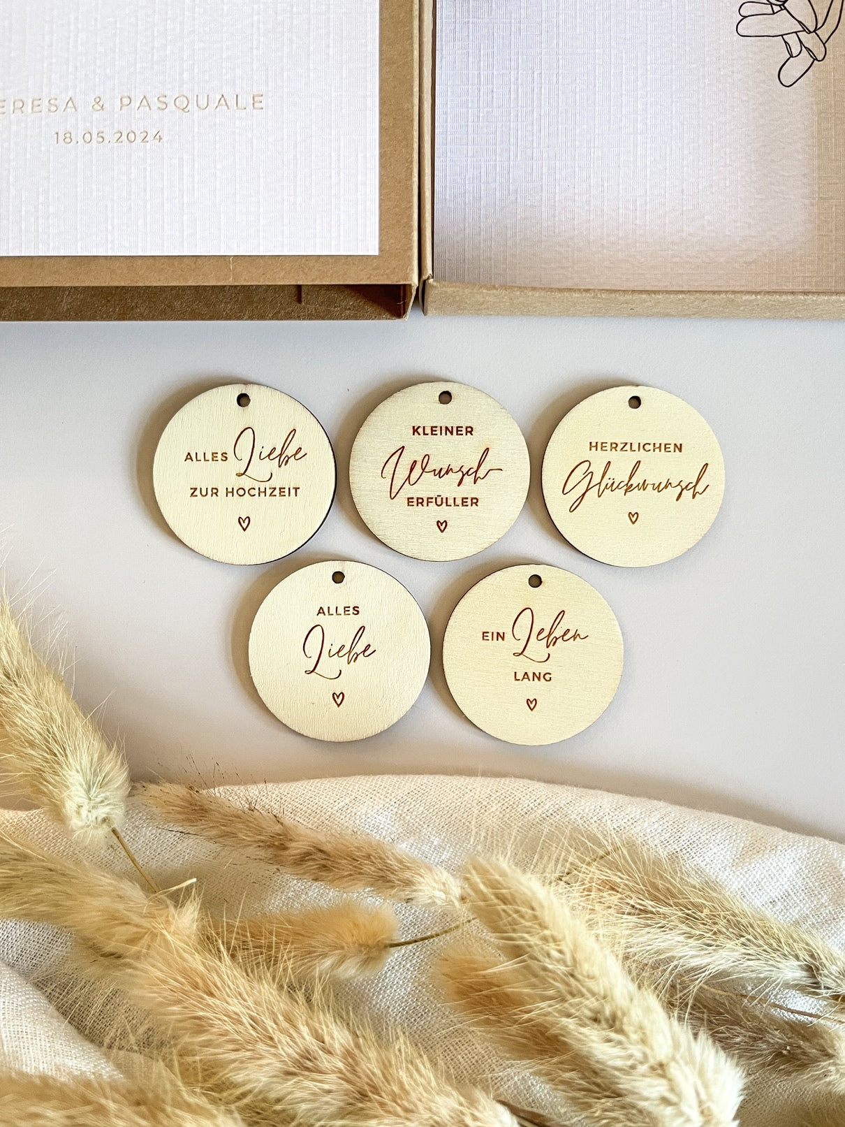 Personalisiertes Geldgeschenk zur Hochzeit | Minimalistisch | Gemeinsamer Weg