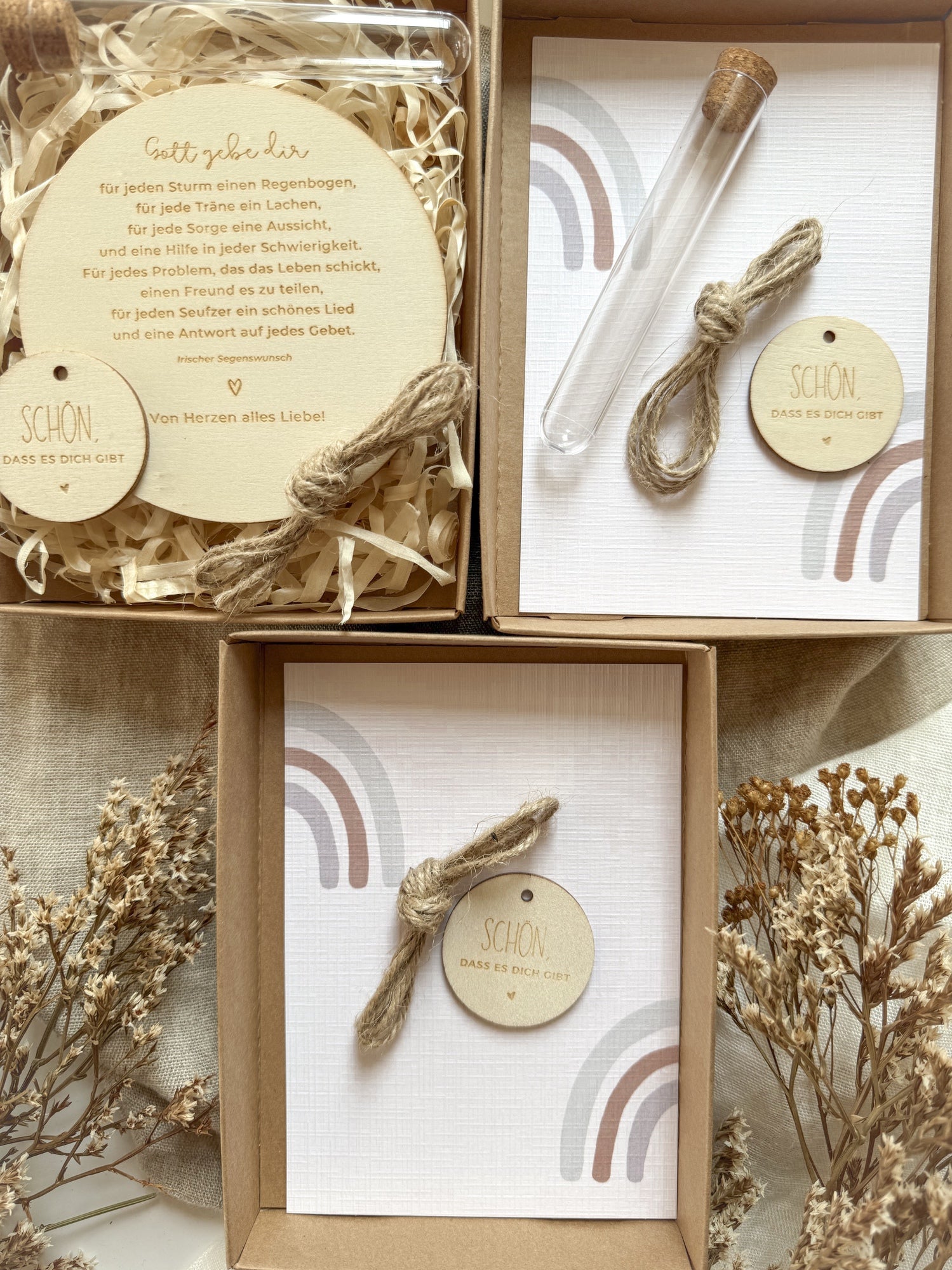 Personalisiertes Geldgeschenk zur Taufe | Regenbogen