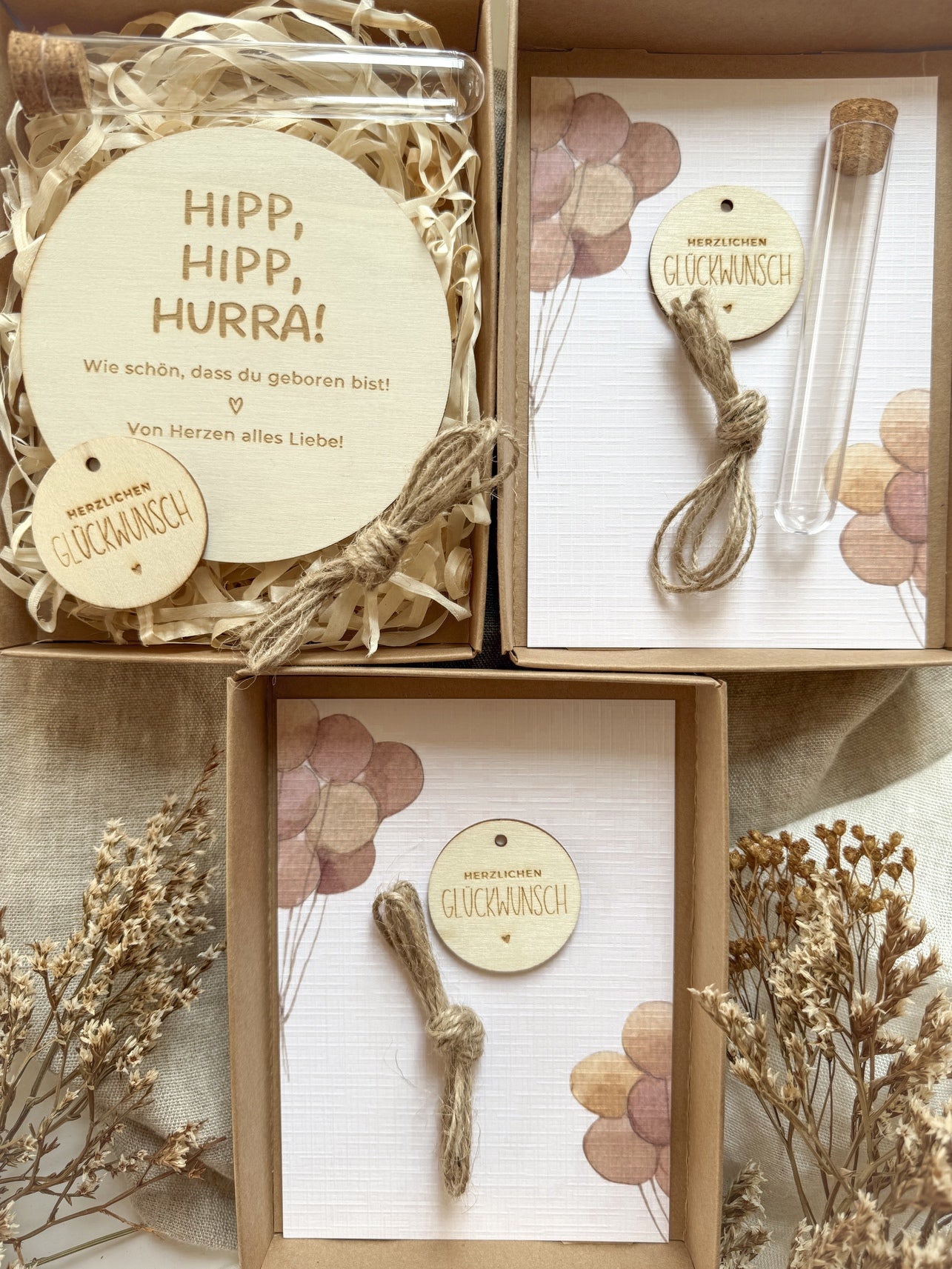 Personalisiertes Geldgeschenk zum Geburtstag | Luftballons