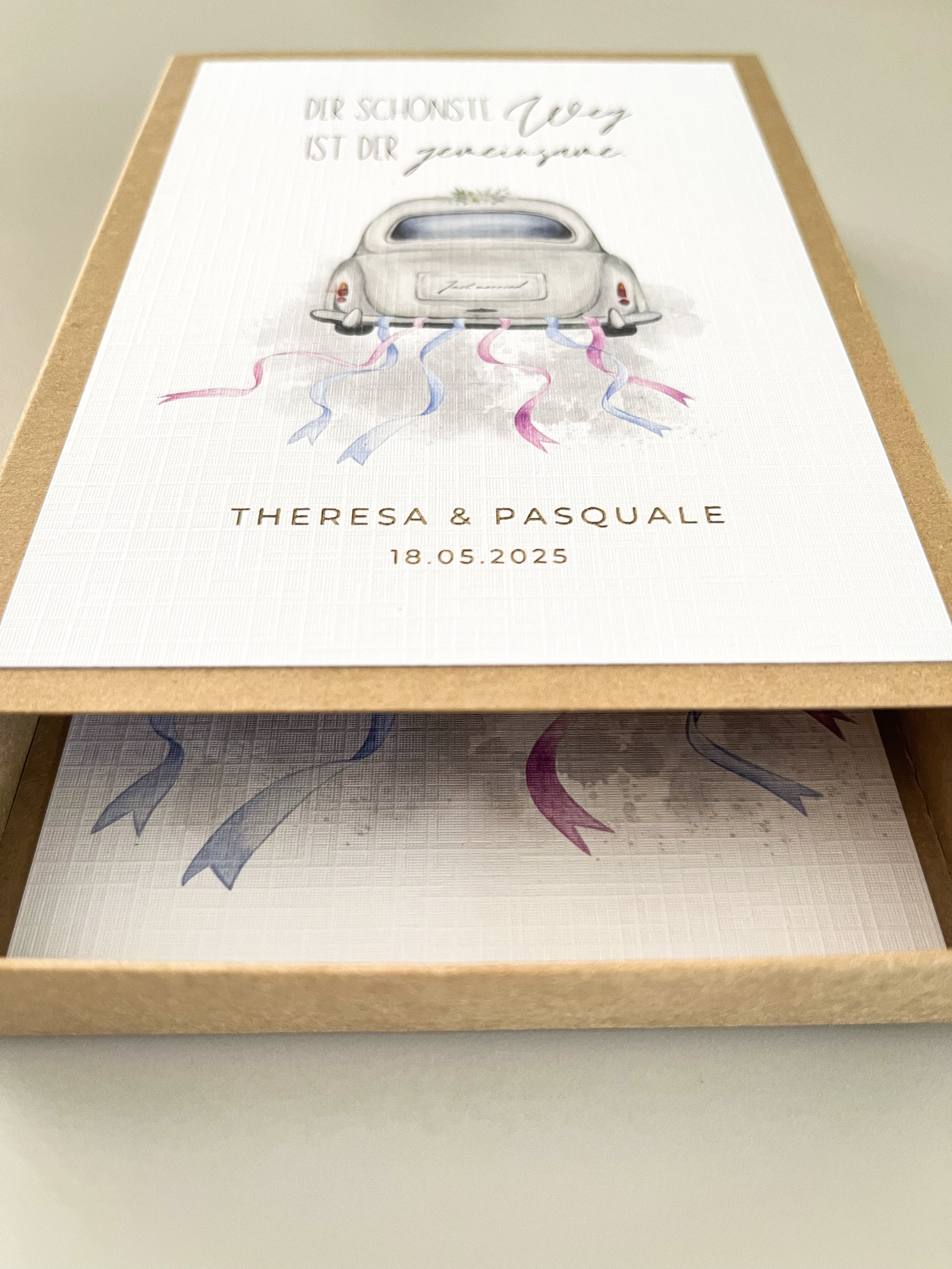 Personalisiertes Geldgeschenk zur Hochzeit | Hochzeitsauto