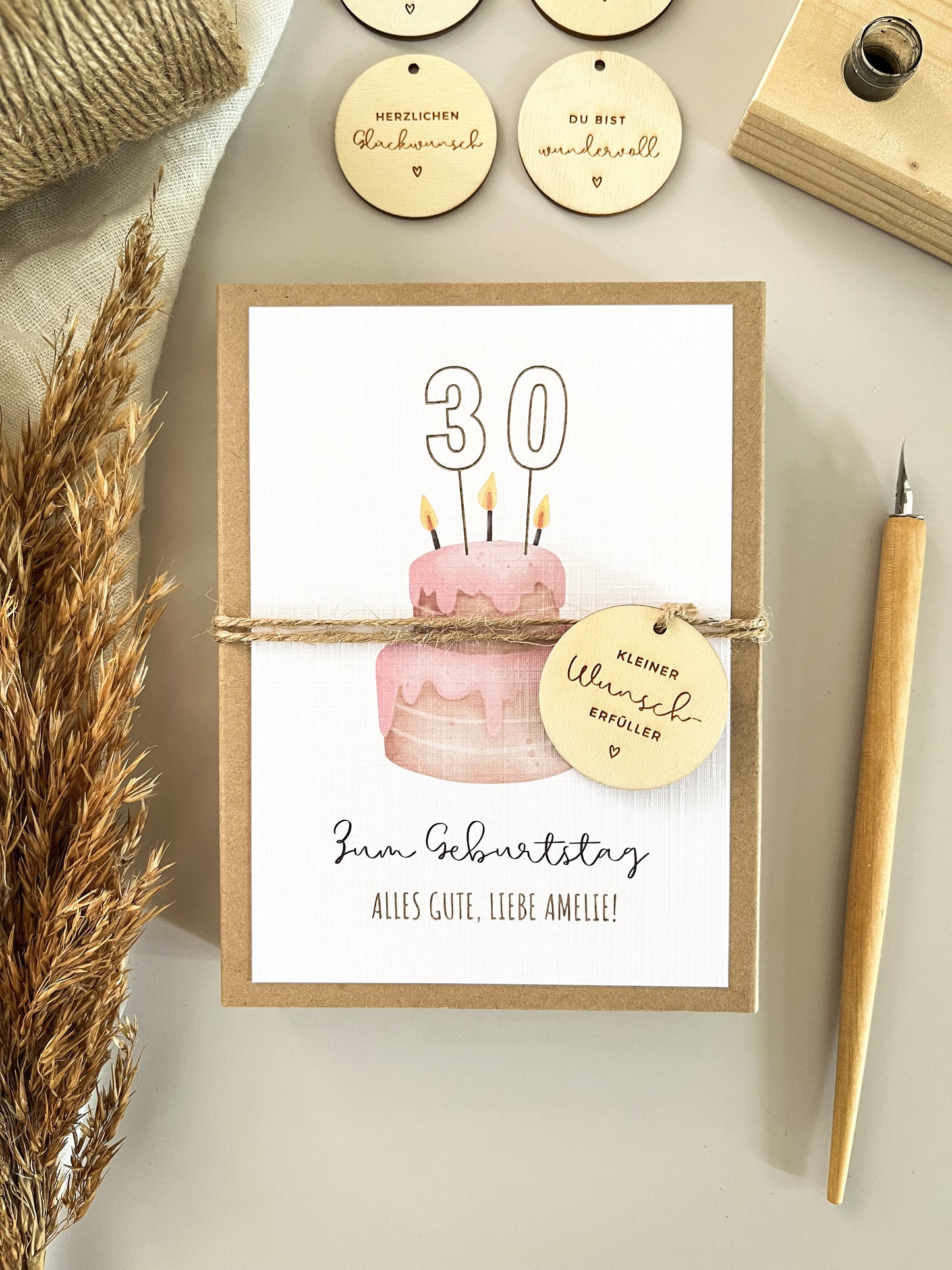 Personalisiertes Geldgeschenk zum Geburtstag | Torte