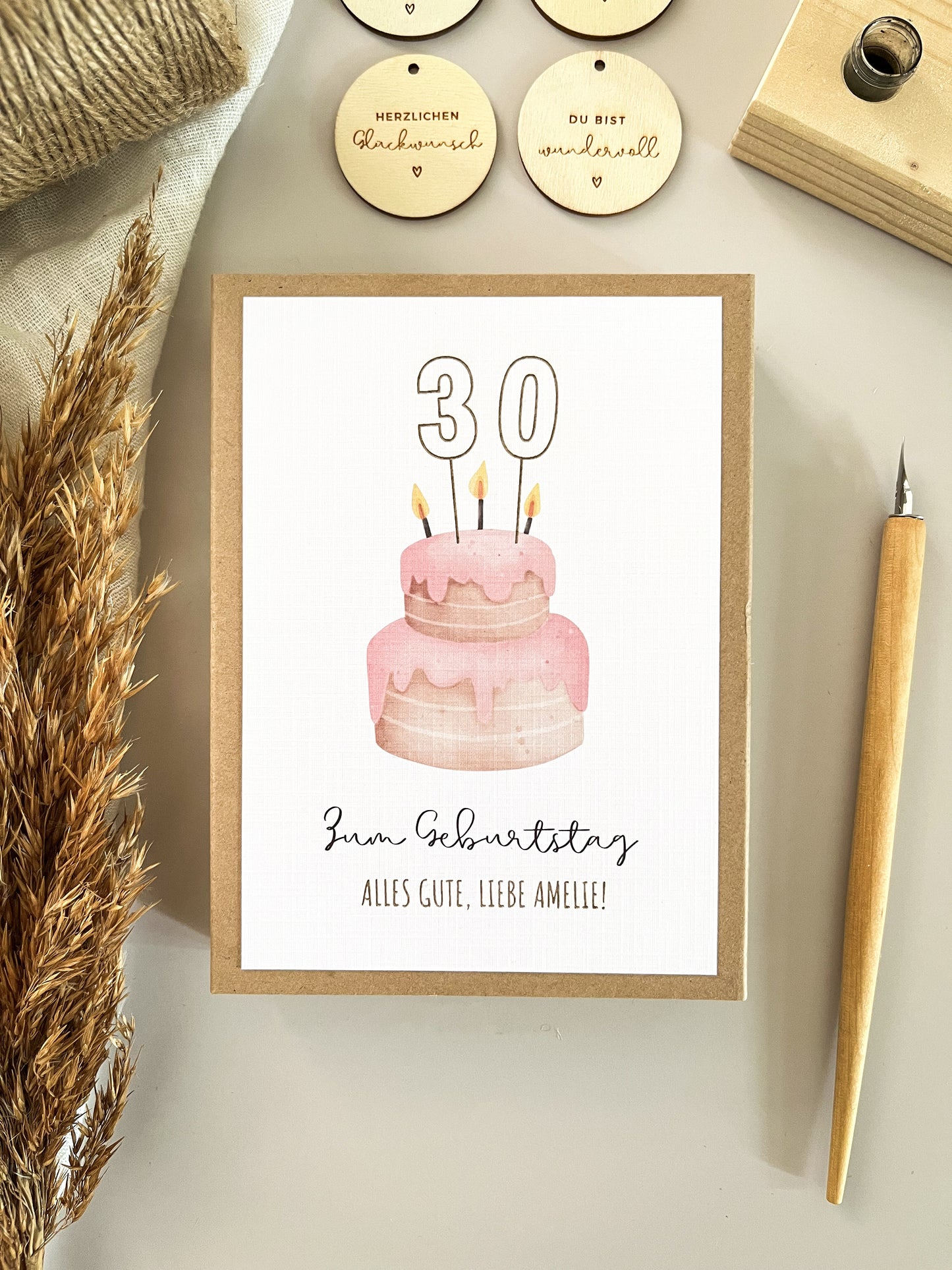 Personalisiertes Geldgeschenk zum Geburtstag | Torte