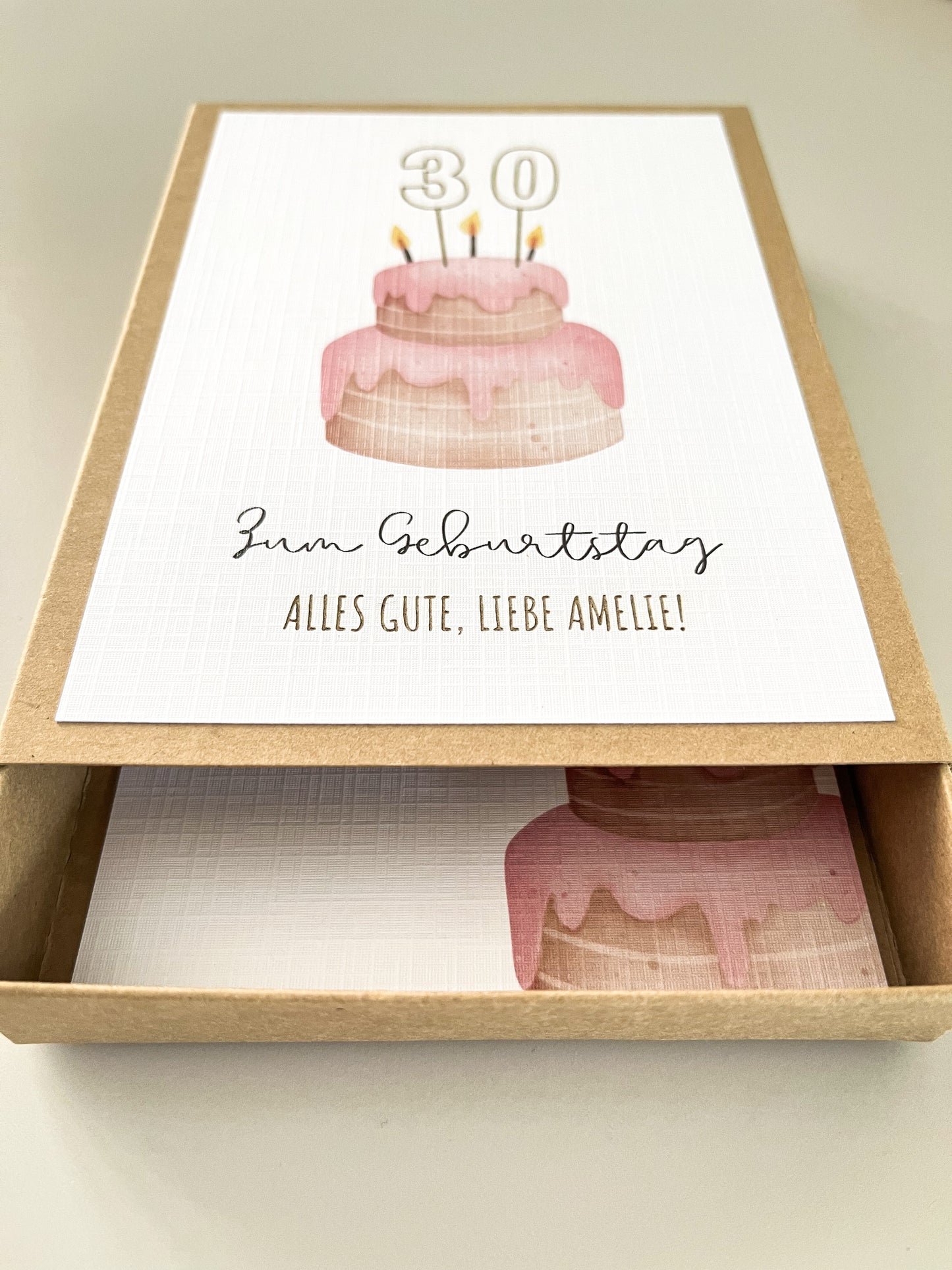 Personalisiertes Geldgeschenk zum Geburtstag | Torte