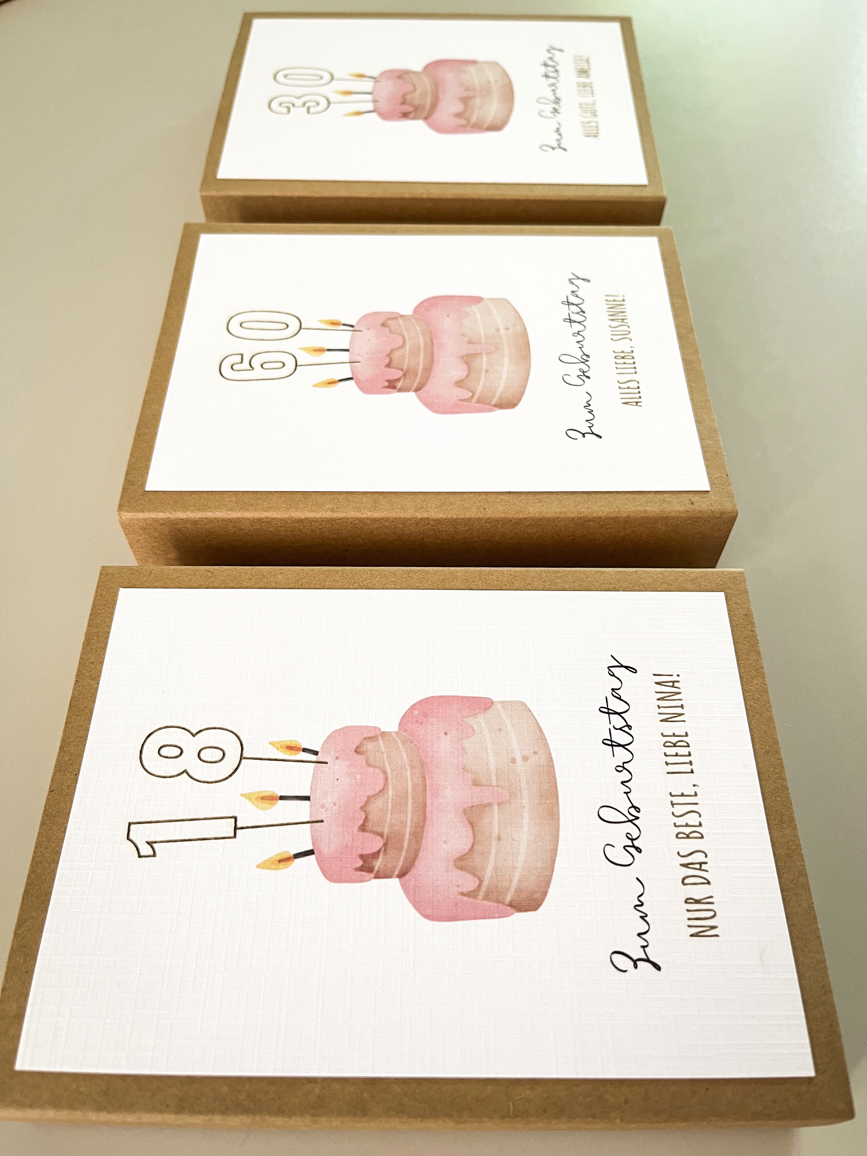 Personalisiertes Geldgeschenk zum Geburtstag | Torte