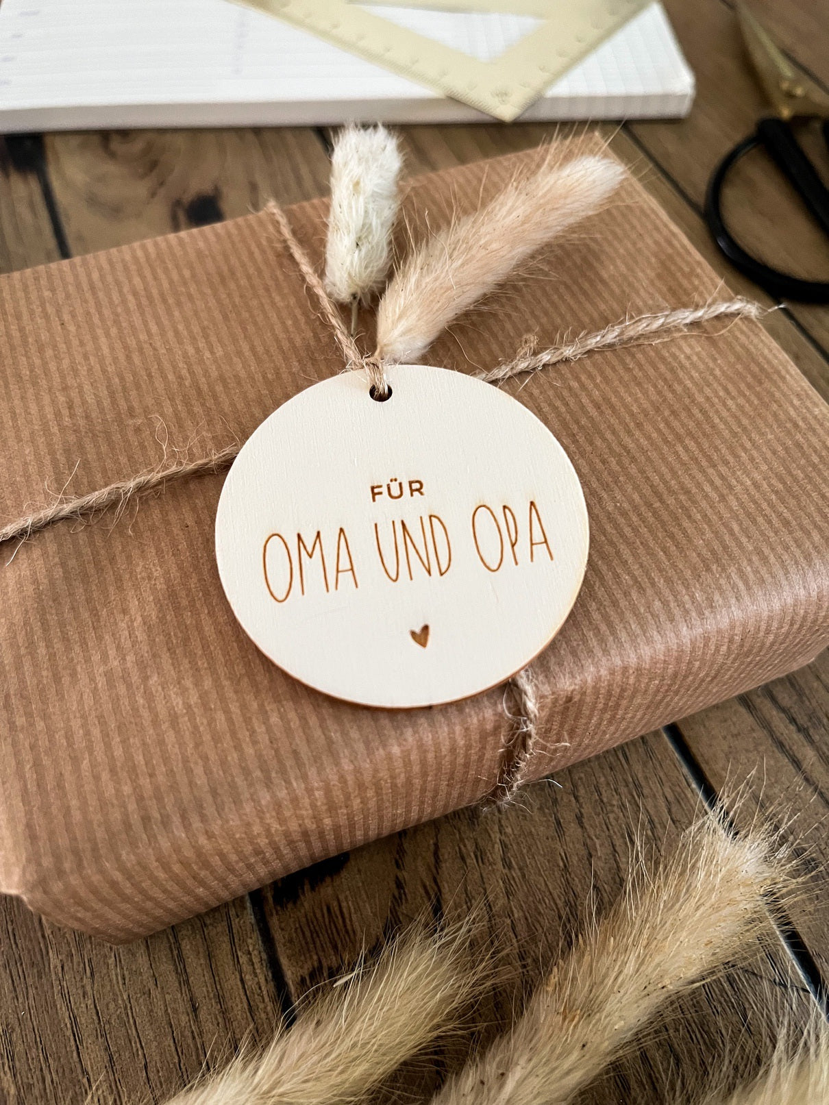 Personalisierte Geschenkanhänger mit Wunschnamen