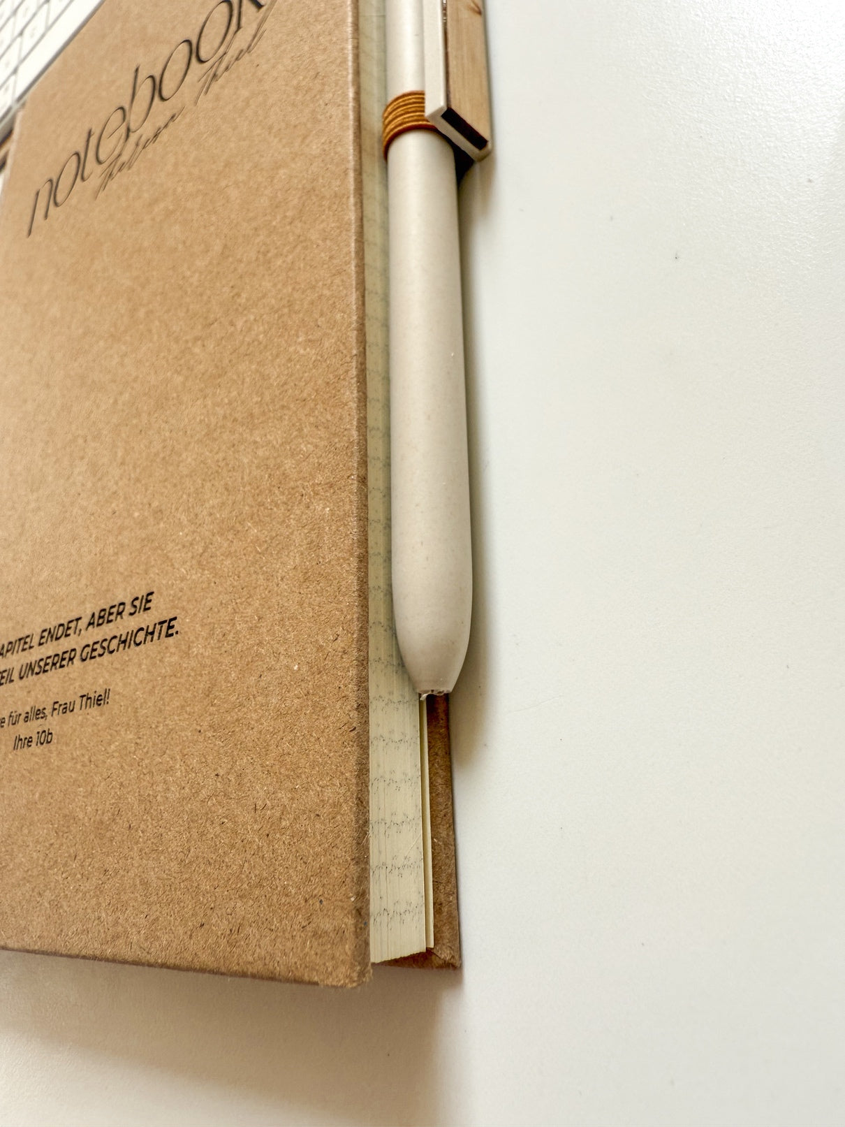 Personalisiertes Notizbuch für Lehrer zum Abschied | Notebook (A5) mit Gravur und Stift