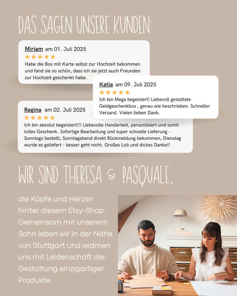 Personalisiertes Geldgeschenk Holzbox zum Geburtstag | "Fahrzeugbrief" Design für Autoliebhaber