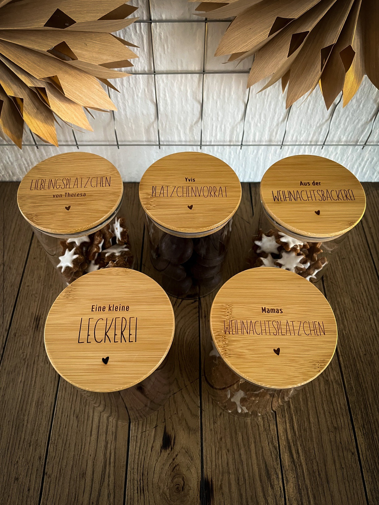 Personalisiertes Vorratsglas | Plätzchenglas für Lieblingsplätzchen
