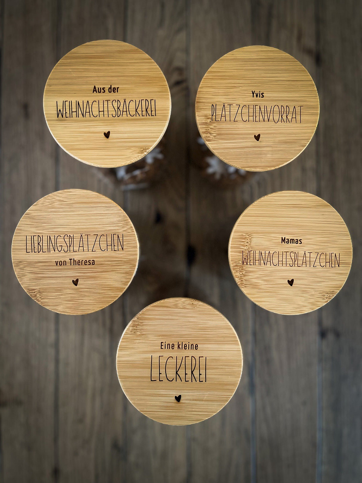 Personalisiertes Vorratsglas | Plätzchenglas für Lieblingsplätzchen