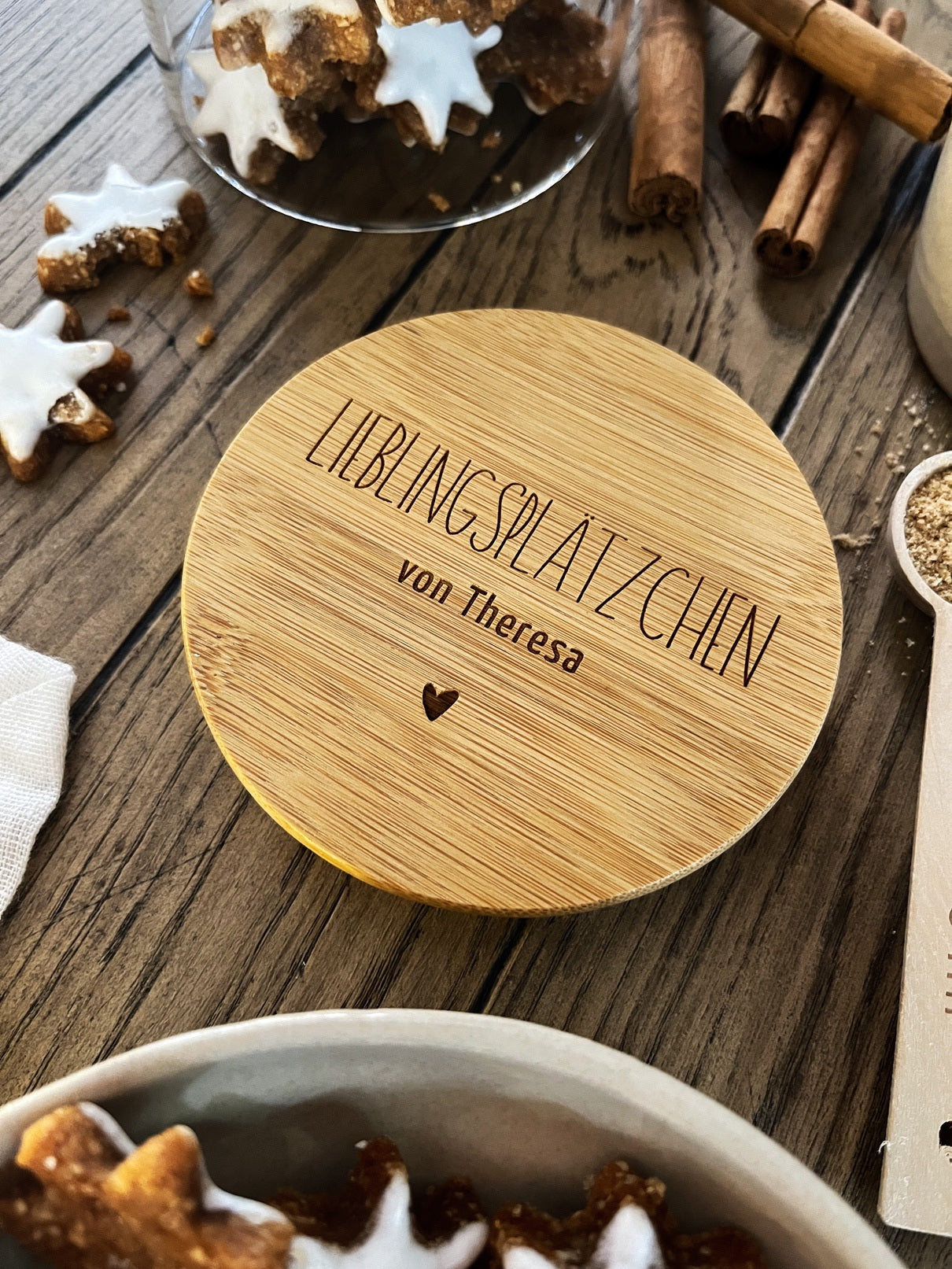 Personalisiertes Vorratsglas | Plätzchenglas für Lieblingsplätzchen