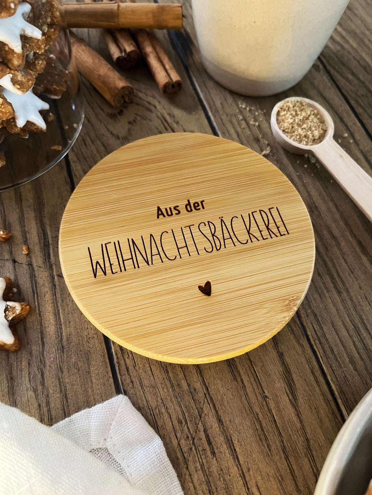 Personalisiertes Vorratsglas | Aus der Weihnachtsbäckerei