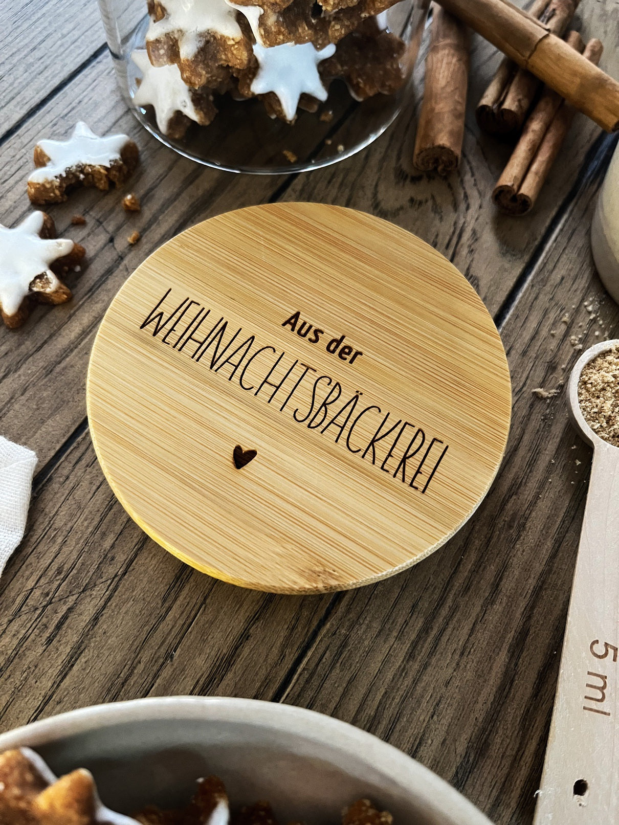 Personalisiertes Vorratsglas | Aus der Weihnachtsbäckerei