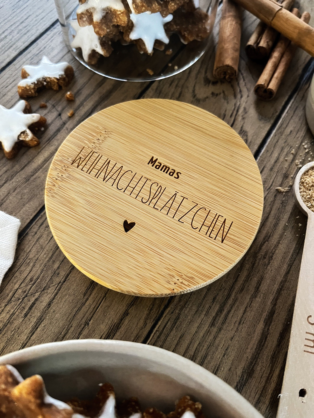 Personalisiertes Vorratsglas | Plätzchenglas für Weihnachtsplätzchen