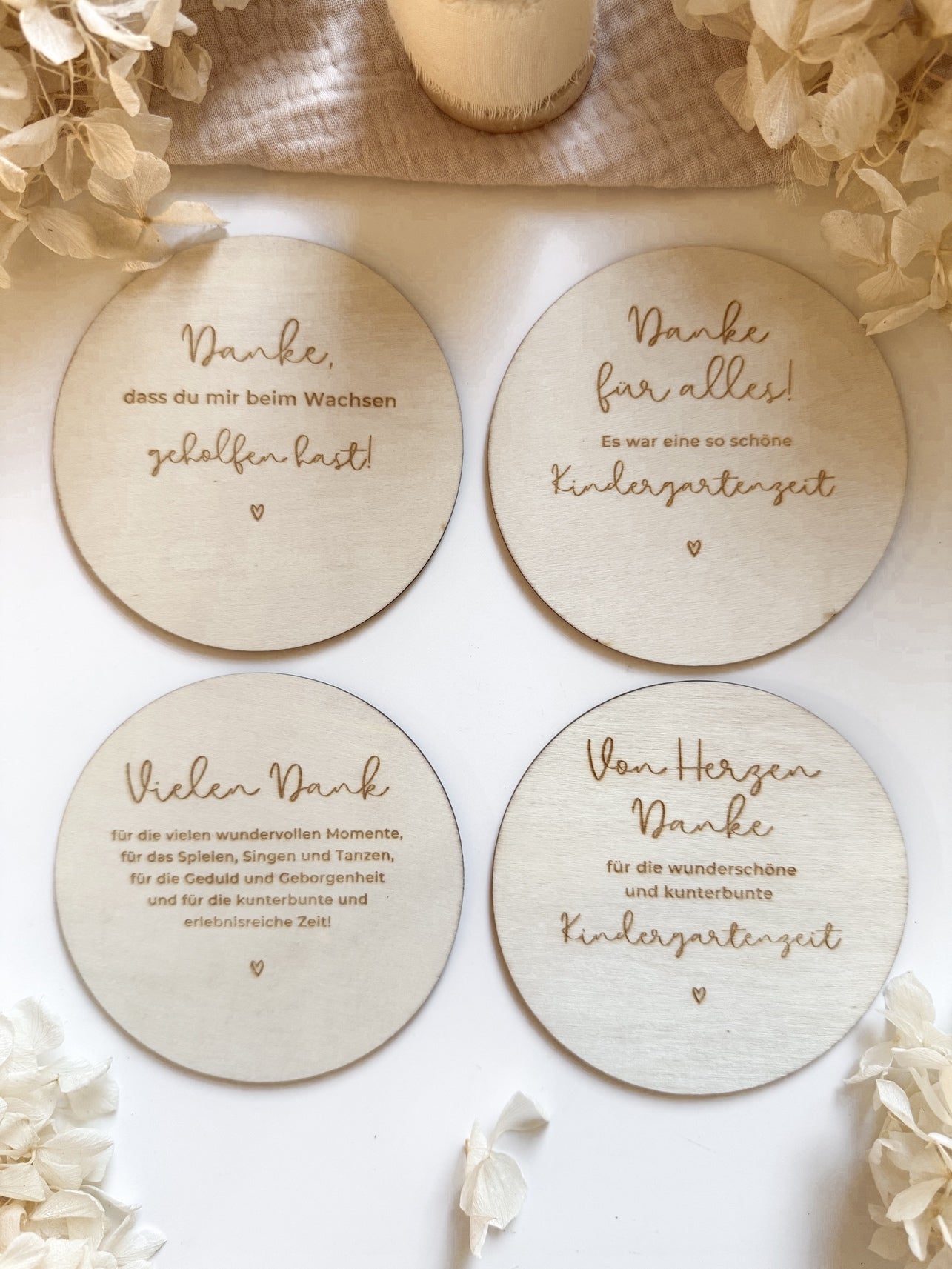 Kreatives Abschiedsgeschenk für Erzieherin aus Holz | Geschenk Kita & Kindergarten