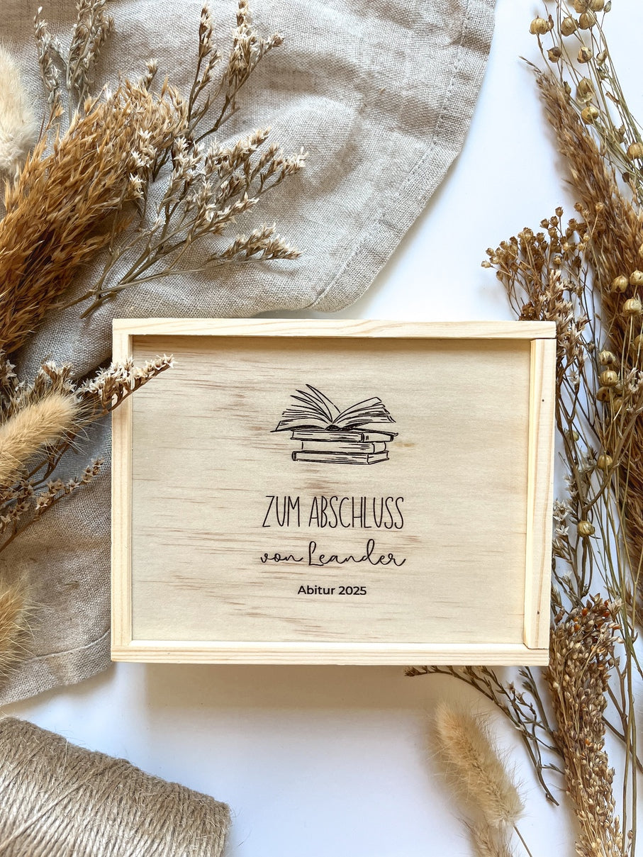 Geschenkidee Abitur - Geldgeschenk Abitur personalisiert - Abschlussgeschenk Gymnasium