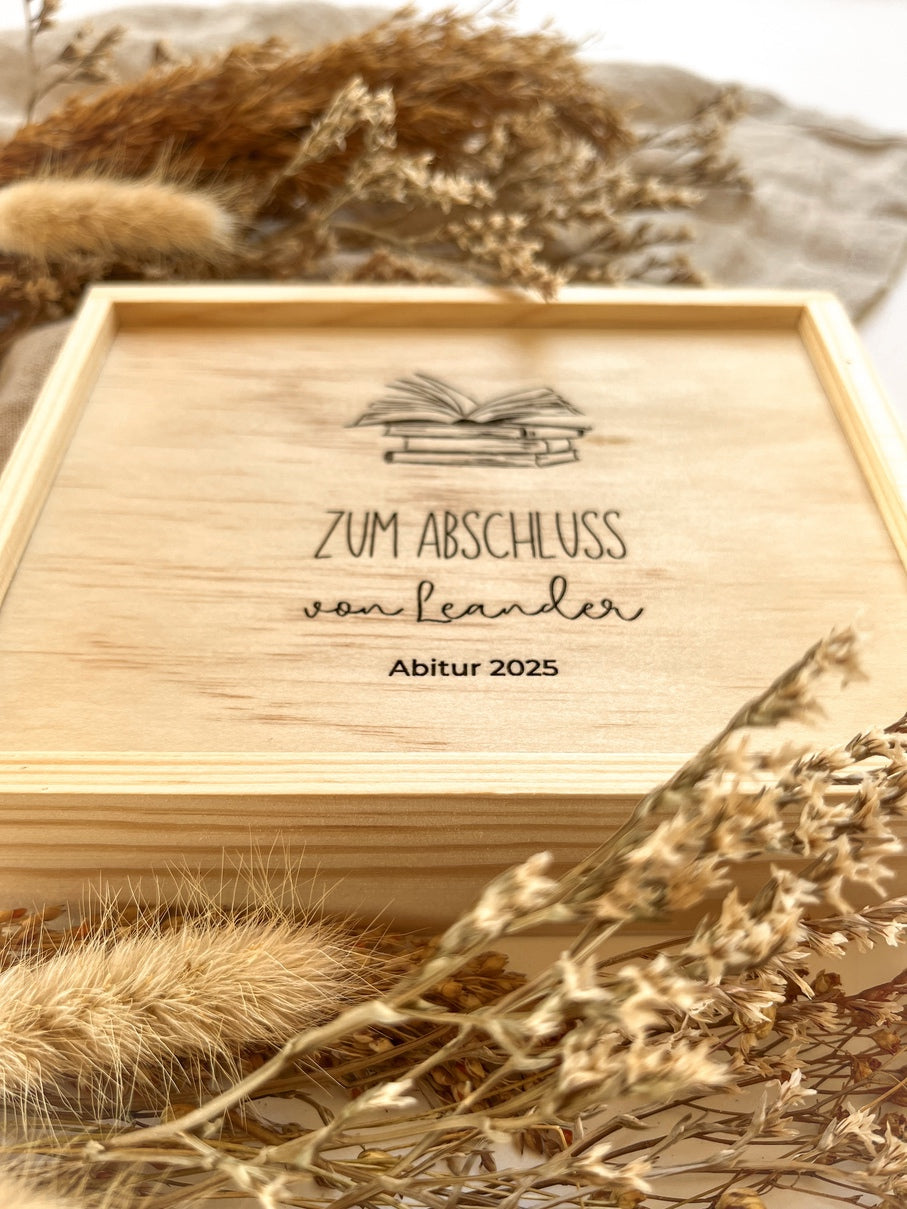 Geschenkidee Abitur - Geldgeschenk Abitur personalisiert - Abschlussgeschenk Gymnasium