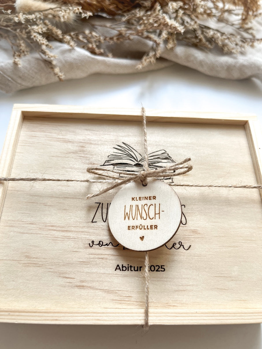 Geschenkidee Abitur - Geldgeschenk Abitur personalisiert - Abschlussgeschenk Gymnasium