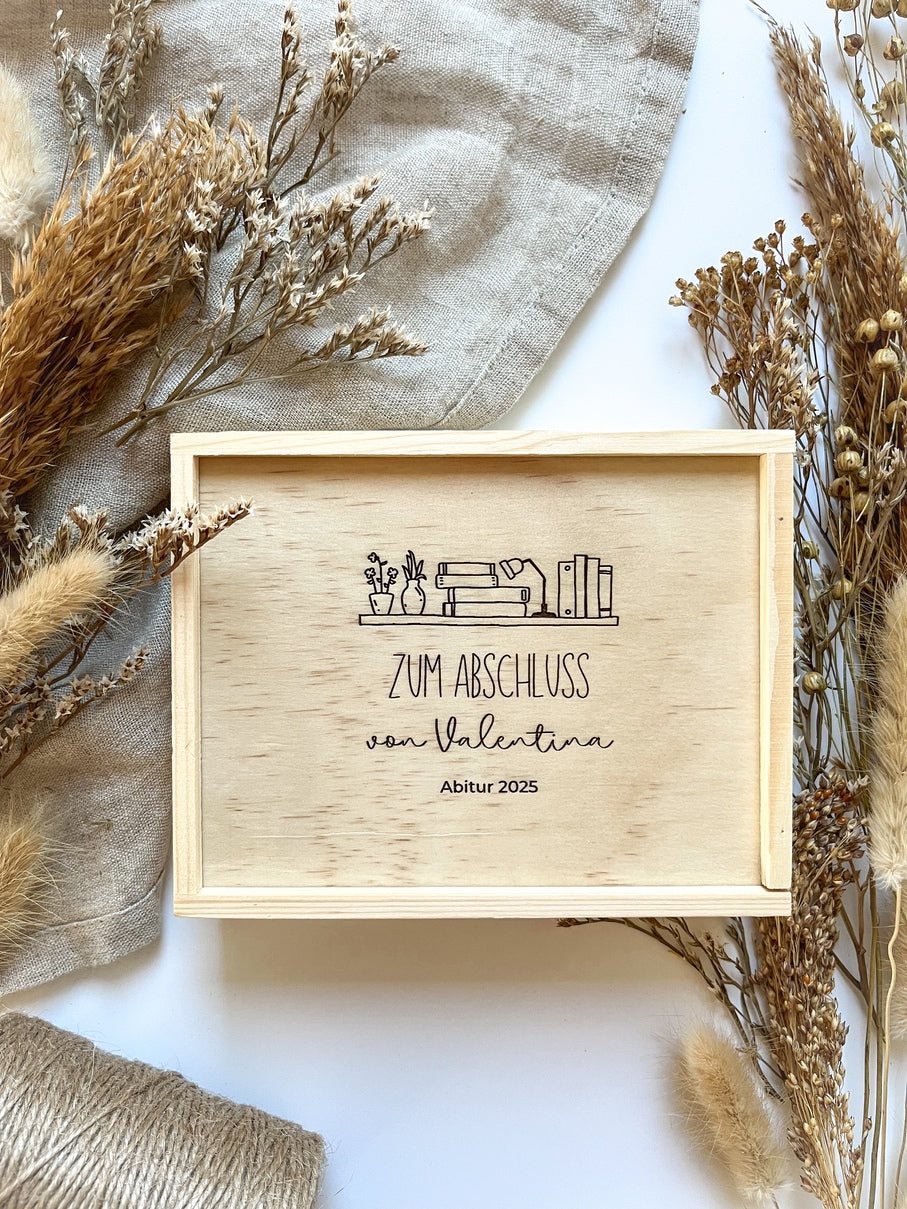 Geldgeschenk Abitur personalisiert - Abschlussgeschenk Gymnasium - Geschenkidee Abitur