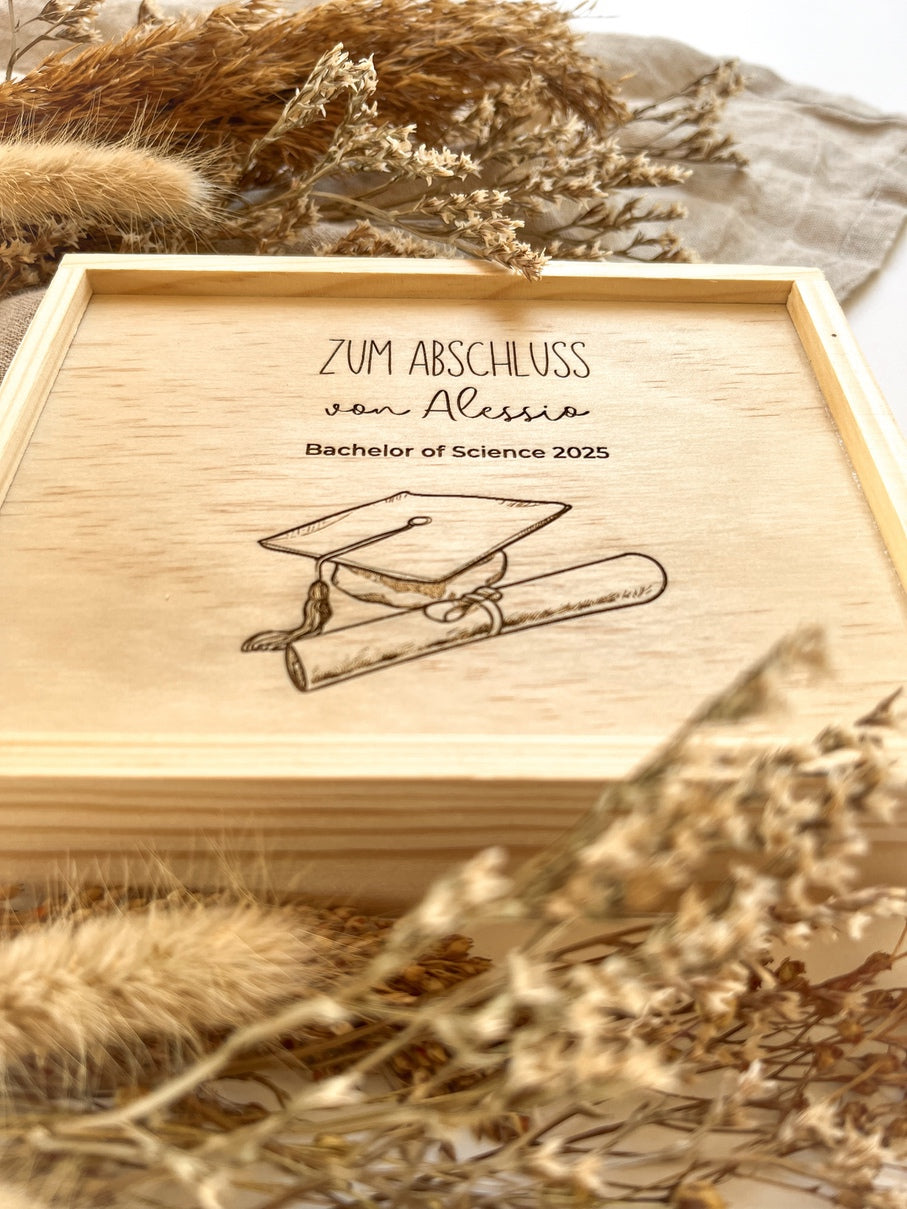 Abschlussgeschenk Bachelor Studium - Geschenkidee Studienabschluss