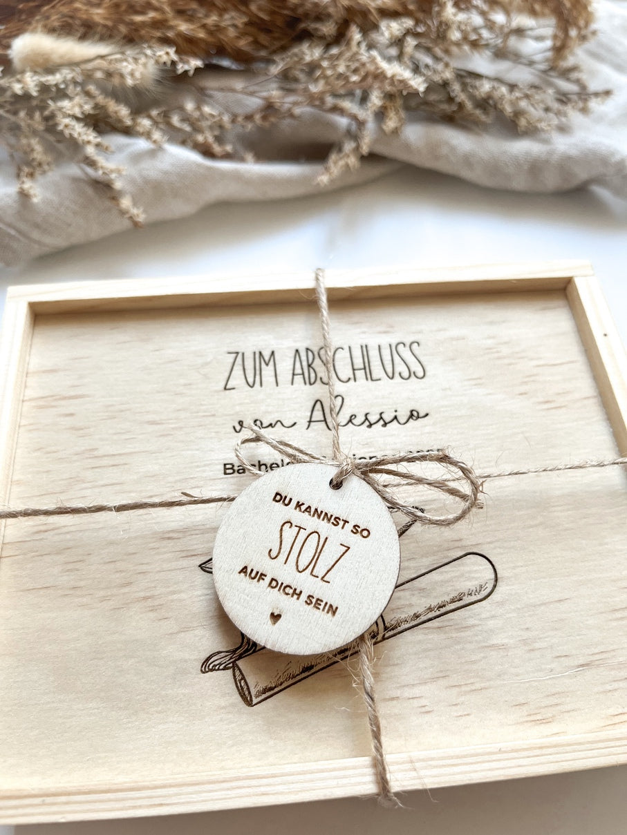 Abschlussgeschenk Bachelor Studium - Geschenkidee Studienabschluss
