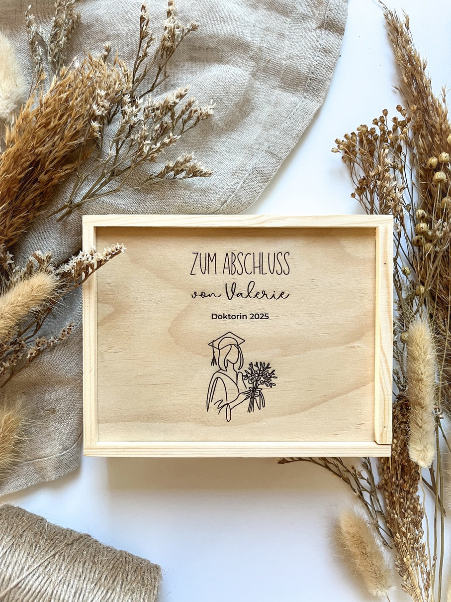 Geldgeschenk Doktortitel personalisiert - Geschenk Promotion Doktorin