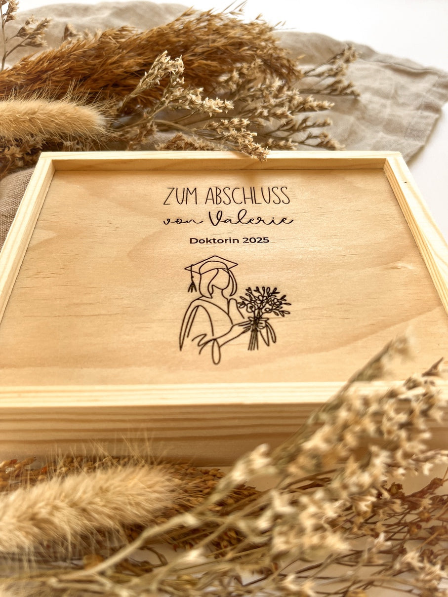 Geldgeschenk Doktortitel personalisiert - Geschenk Promotion Doktorin
