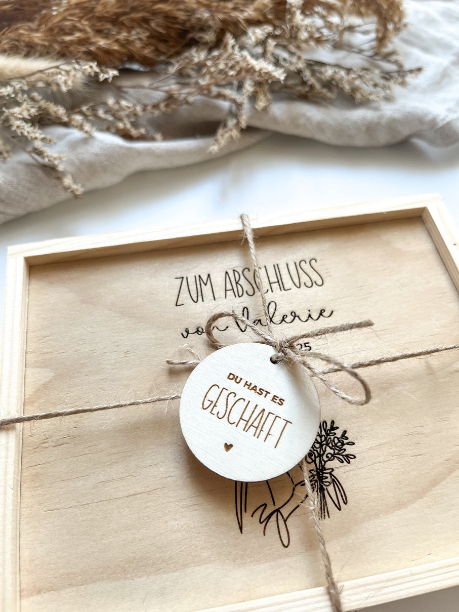 Geldgeschenk Doktortitel personalisiert - Geschenk Promotion Doktorin