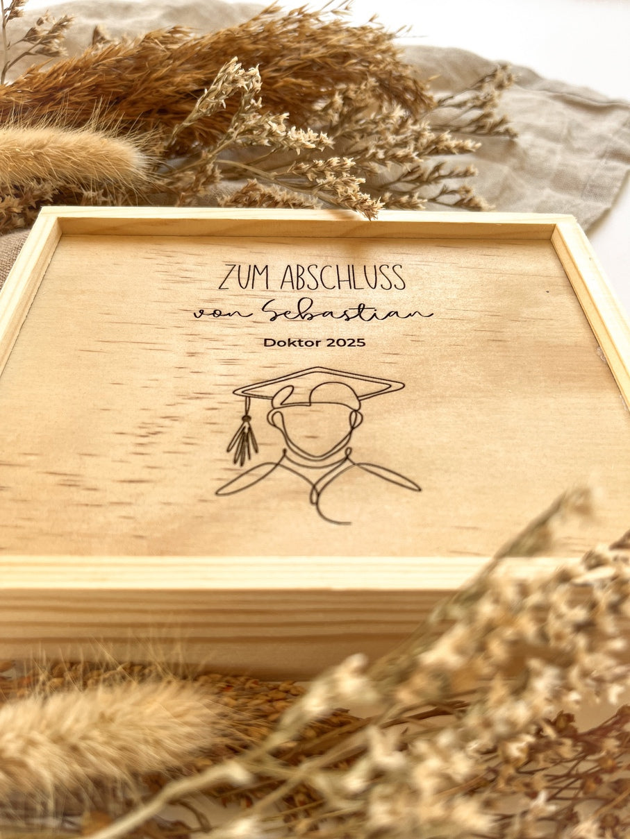 Geschenk Promotion Doktor - Geldgeschenk Doktortitel personalisiert - Geschenkidee Doktor