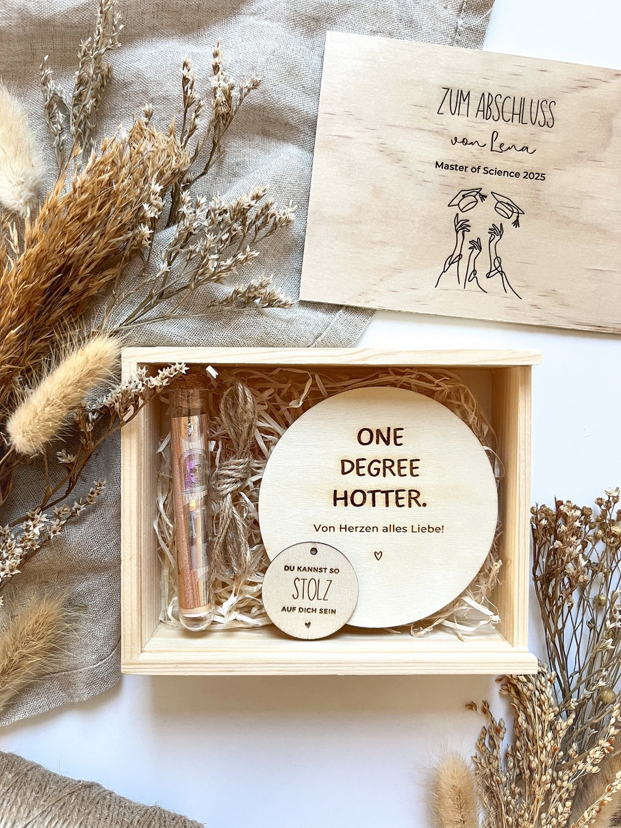 Geschenkidee Studienabschluss - Geldgeschenk Abschluss Master personalisiert
