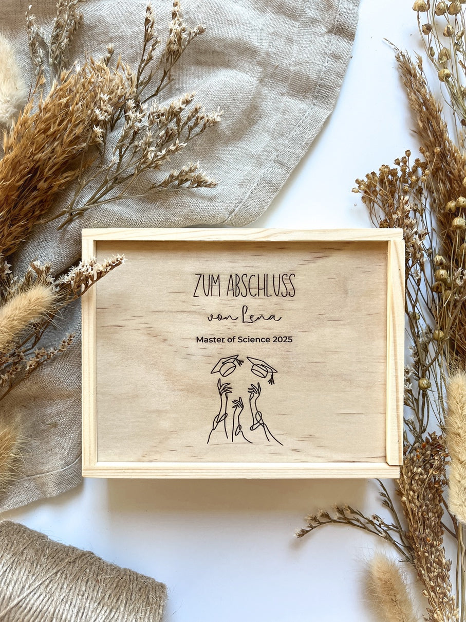 Geschenkidee Studienabschluss - Geldgeschenk Abschluss Master personalisiert