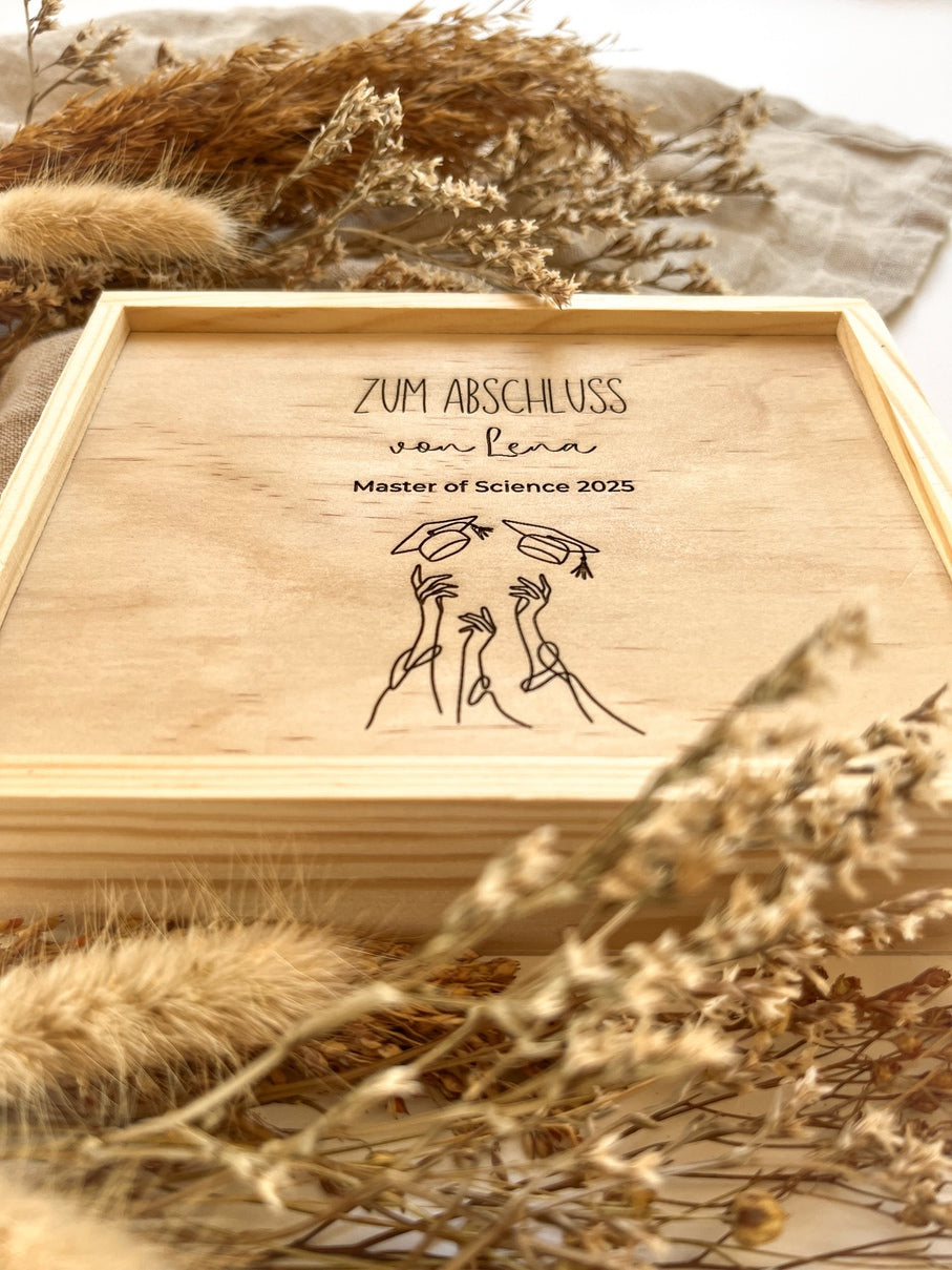 Geschenkidee Studienabschluss - Geldgeschenk Abschluss Master personalisiert