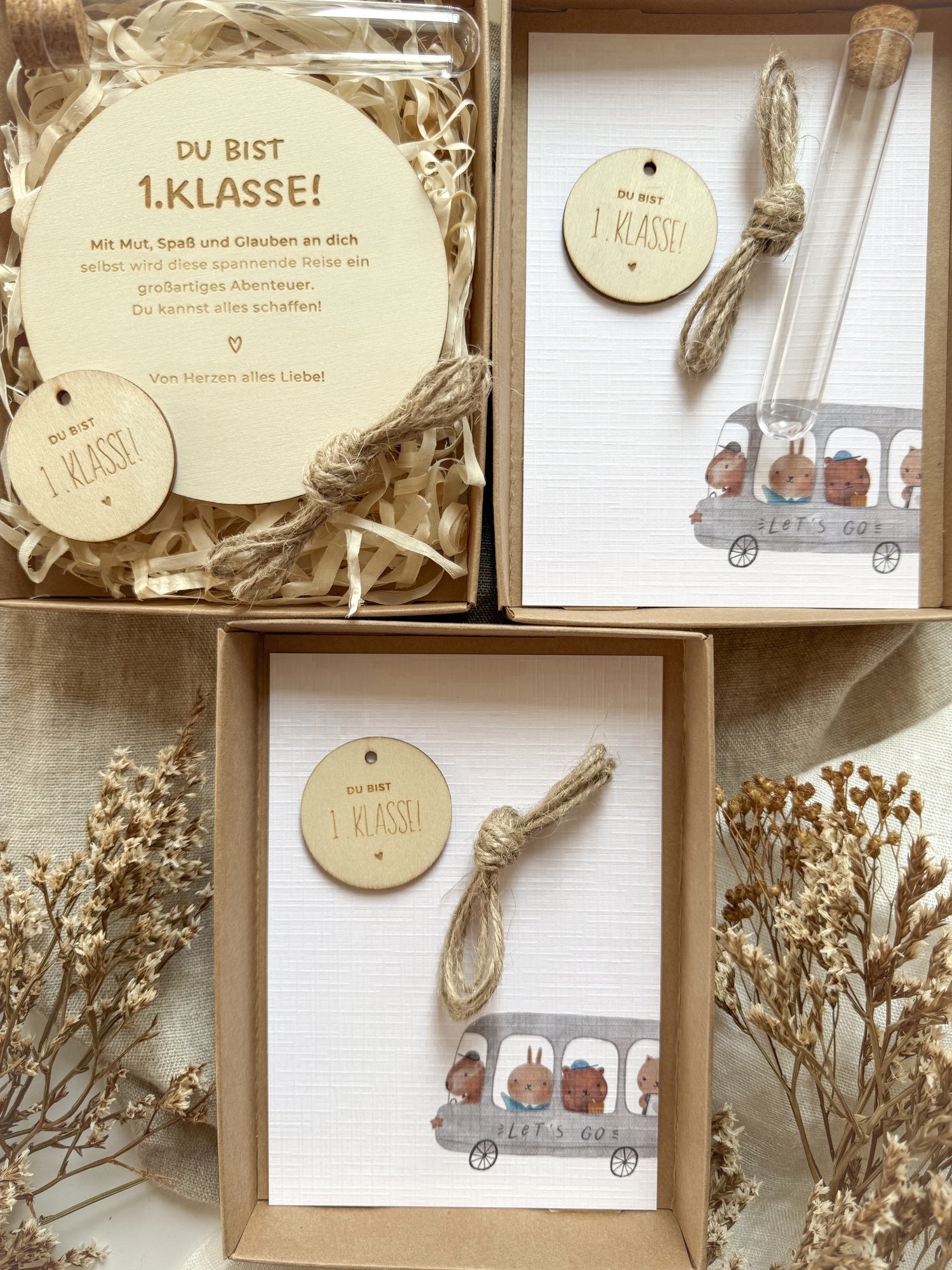 Personalisiertes Geldgeschenk zur Einschulung | Schulbus