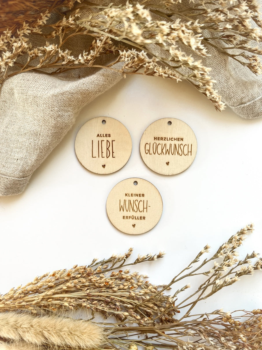 Personalisiertes Geldgeschenk zum Einzug aus Holz | Einzugsgeschenk