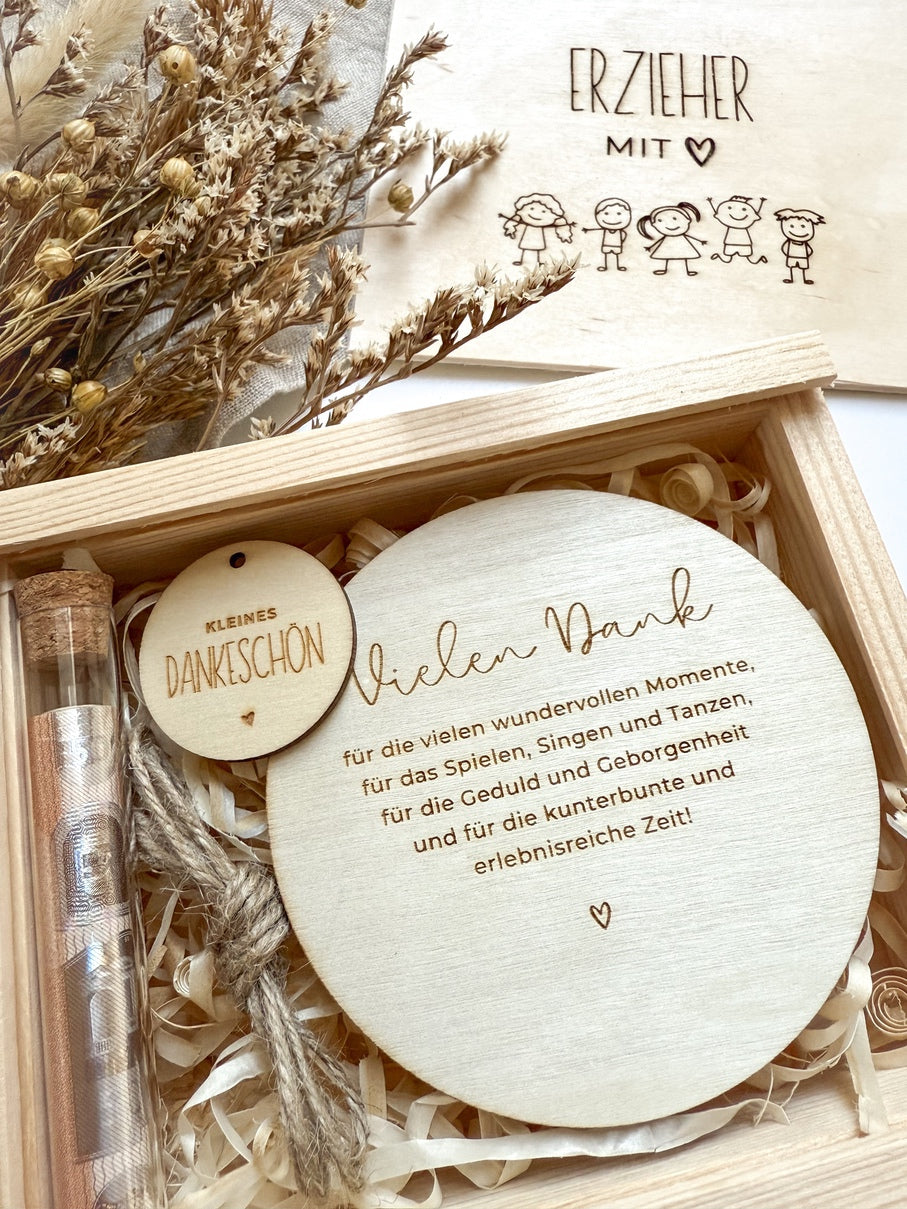 Geschenk für Erzieher Abschied - Dankeschön Geschenk Kindergarten