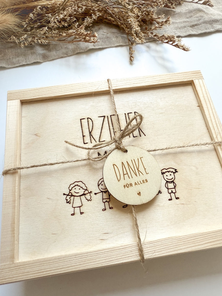 Geschenk für Erzieher Abschied - Dankeschön Geschenk Kindergarten