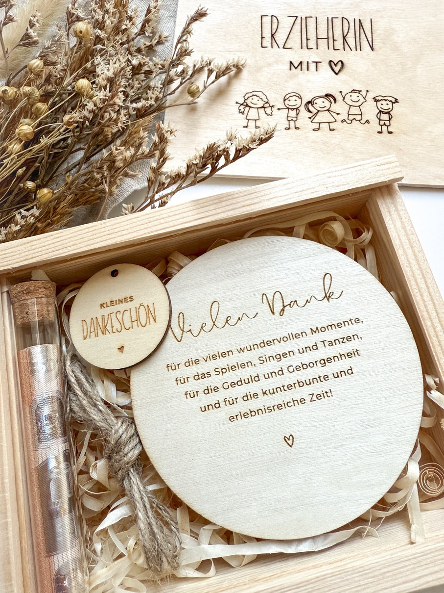 Dankeschön Geschenk Kindergarten - Abschiedsgeschenk Erzieherin