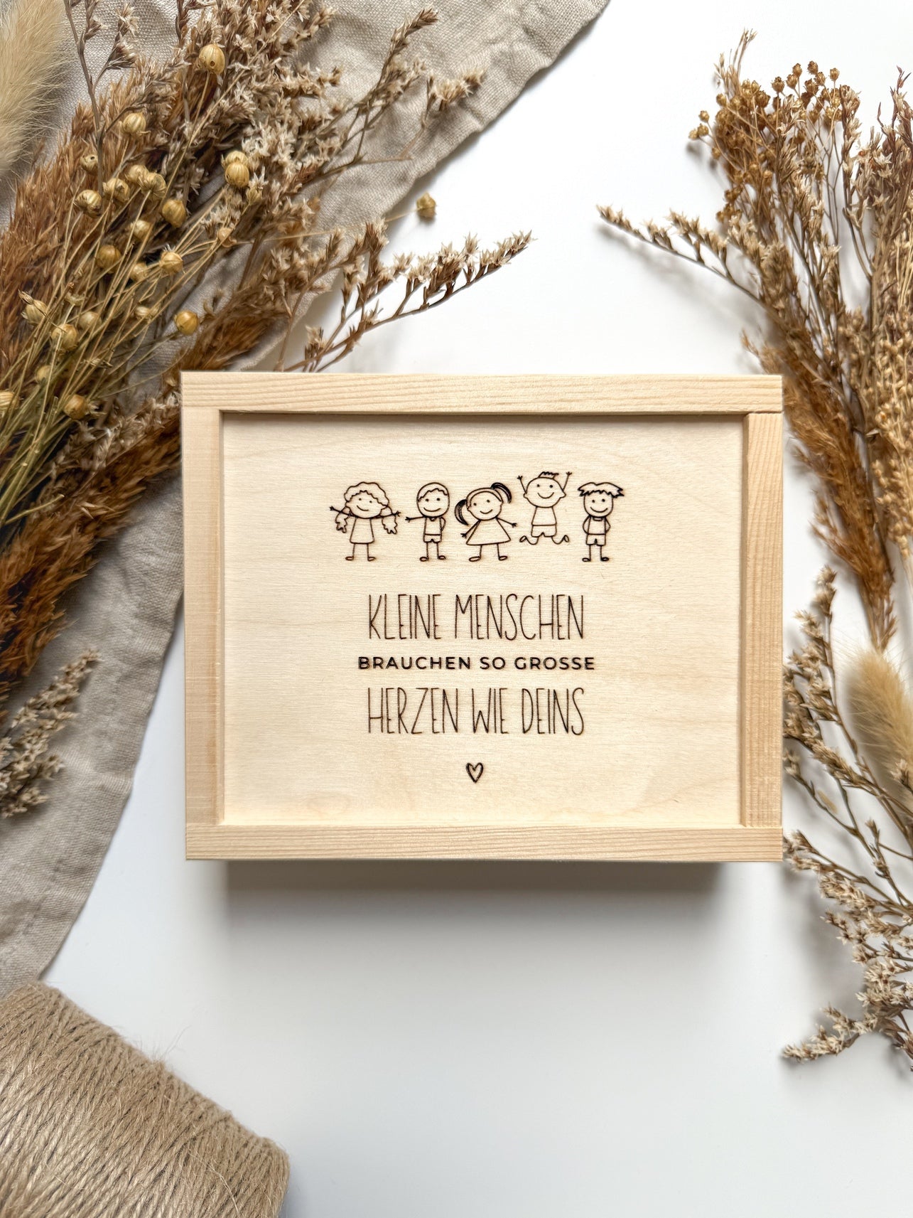Kreatives Abschiedsgeschenk für Erzieherin aus Holz | Abschiedsgeschenk Kita - Motiv 2
