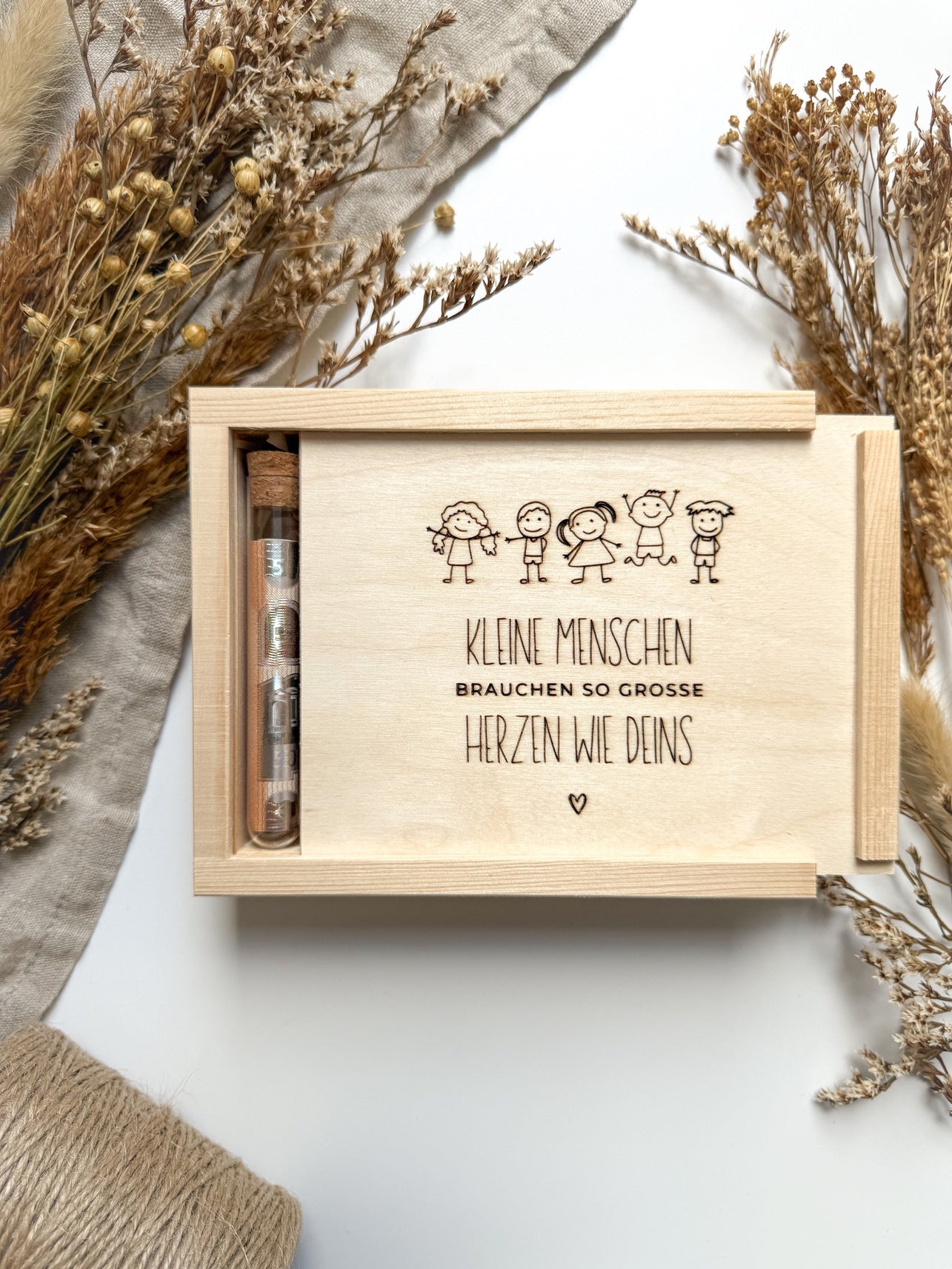 Kreatives Abschiedsgeschenk für Erzieherin aus Holz | Abschiedsgeschenk Kita - Motiv 2