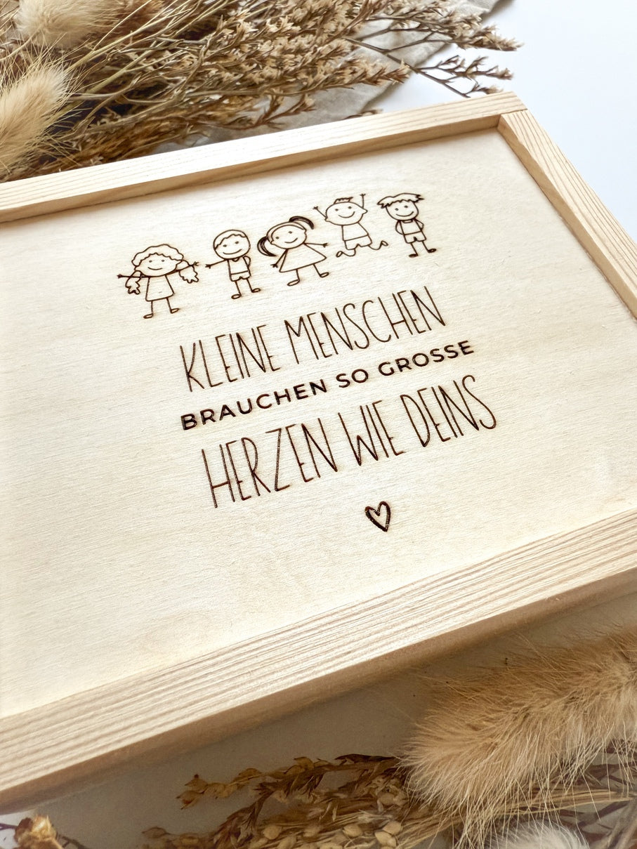 Kreatives Abschiedsgeschenk für Erzieherin aus Holz | Abschiedsgeschenk Kita - Motiv 2