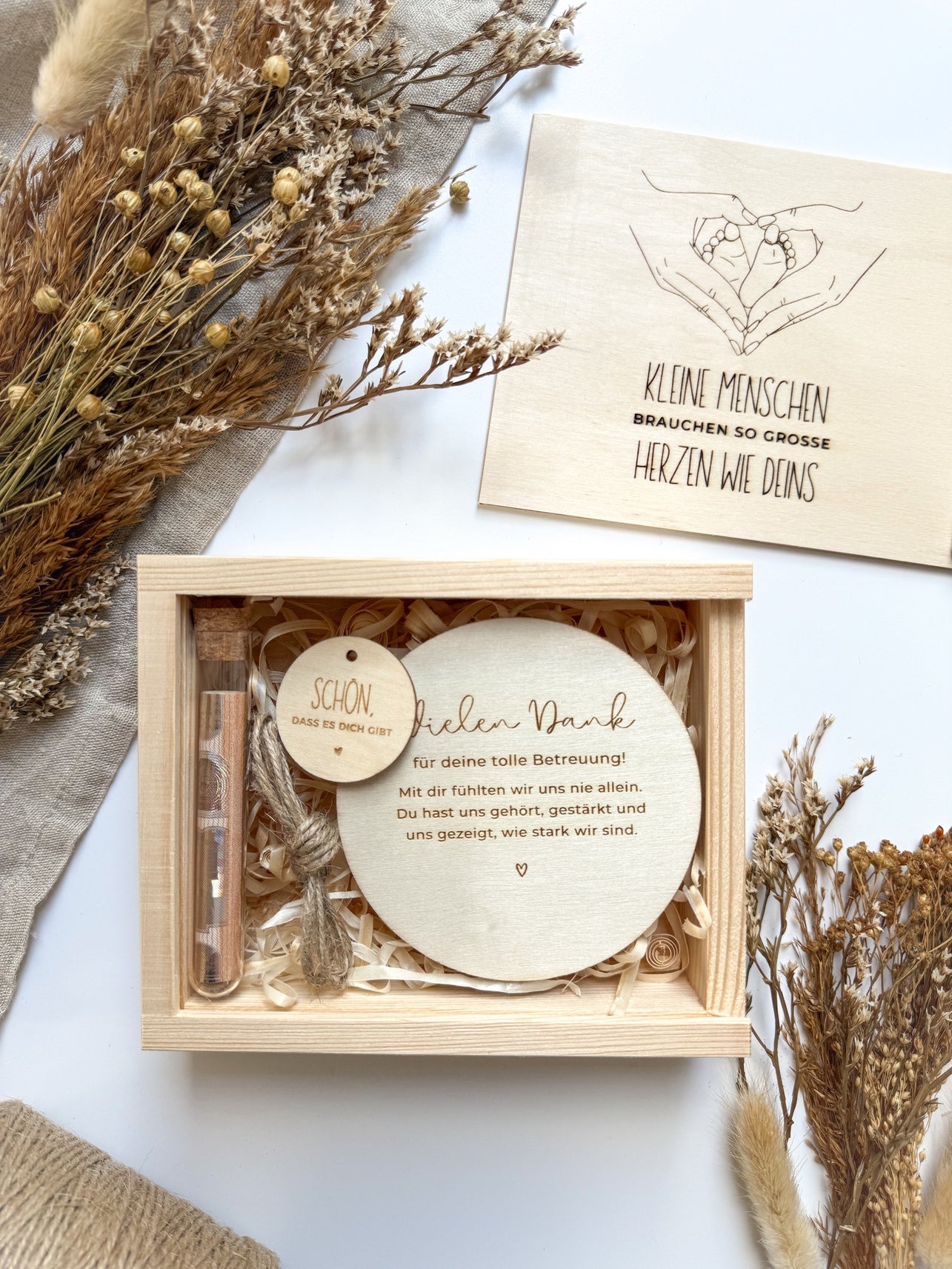 Abschiedsgeschenk Hebamme personalisiert Dankeschön