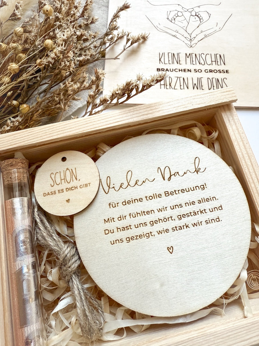 Abschiedsgeschenk Hebamme personalisiert Dankeschön