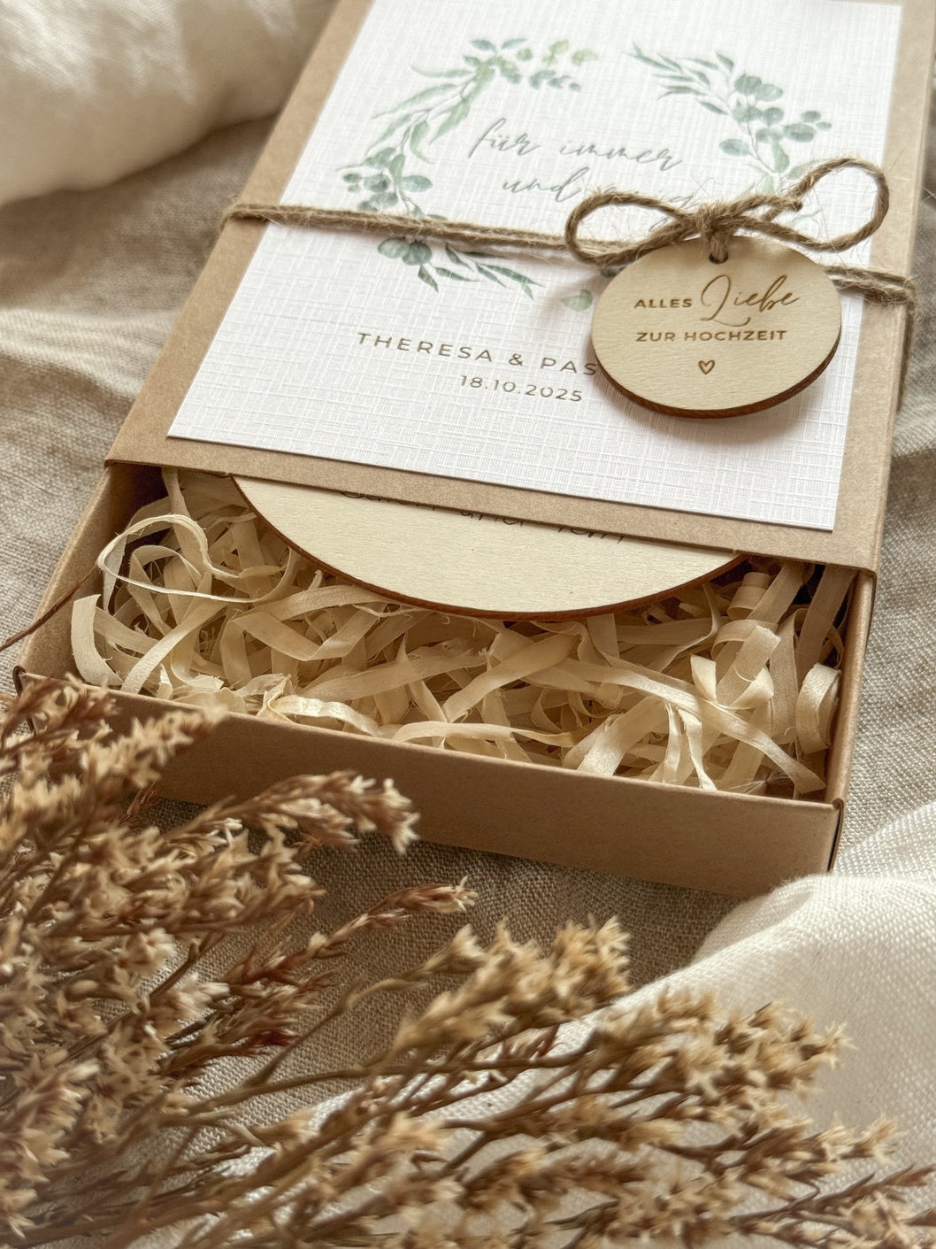 Personalisiertes Geldgeschenk zur Hochzeit | Für immer & ewig